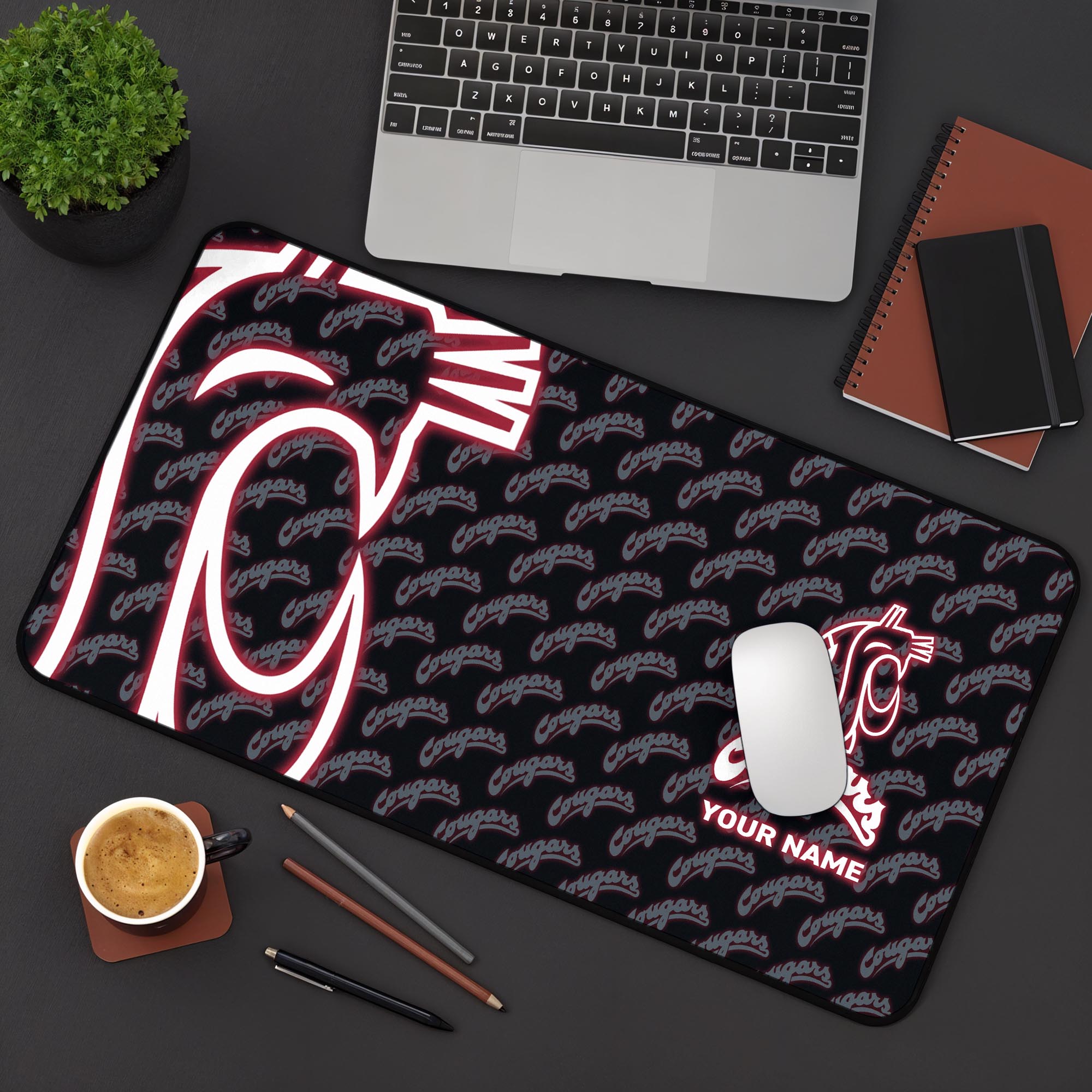 Washington State Cougars 2025 Version Mouse Pad Custom Printed, Sport Team Mouse Pad, Sport Gift For Fans EHIVM-04141794