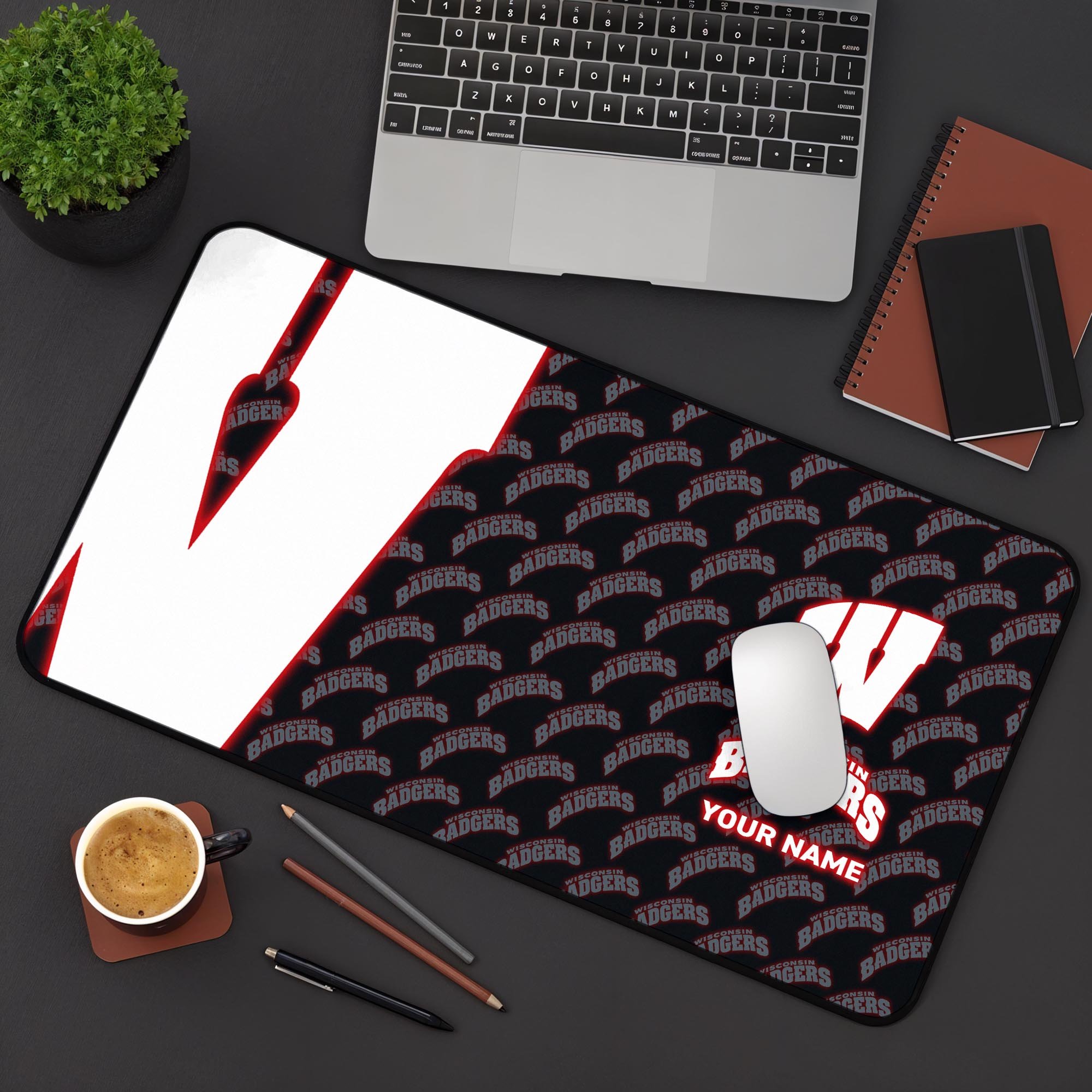 Wisconsin Badgers 2025 Version Mouse Pad Custom Printed, Sport Team Mouse Pad, Sport Gift For Fans EHIVM-04141794