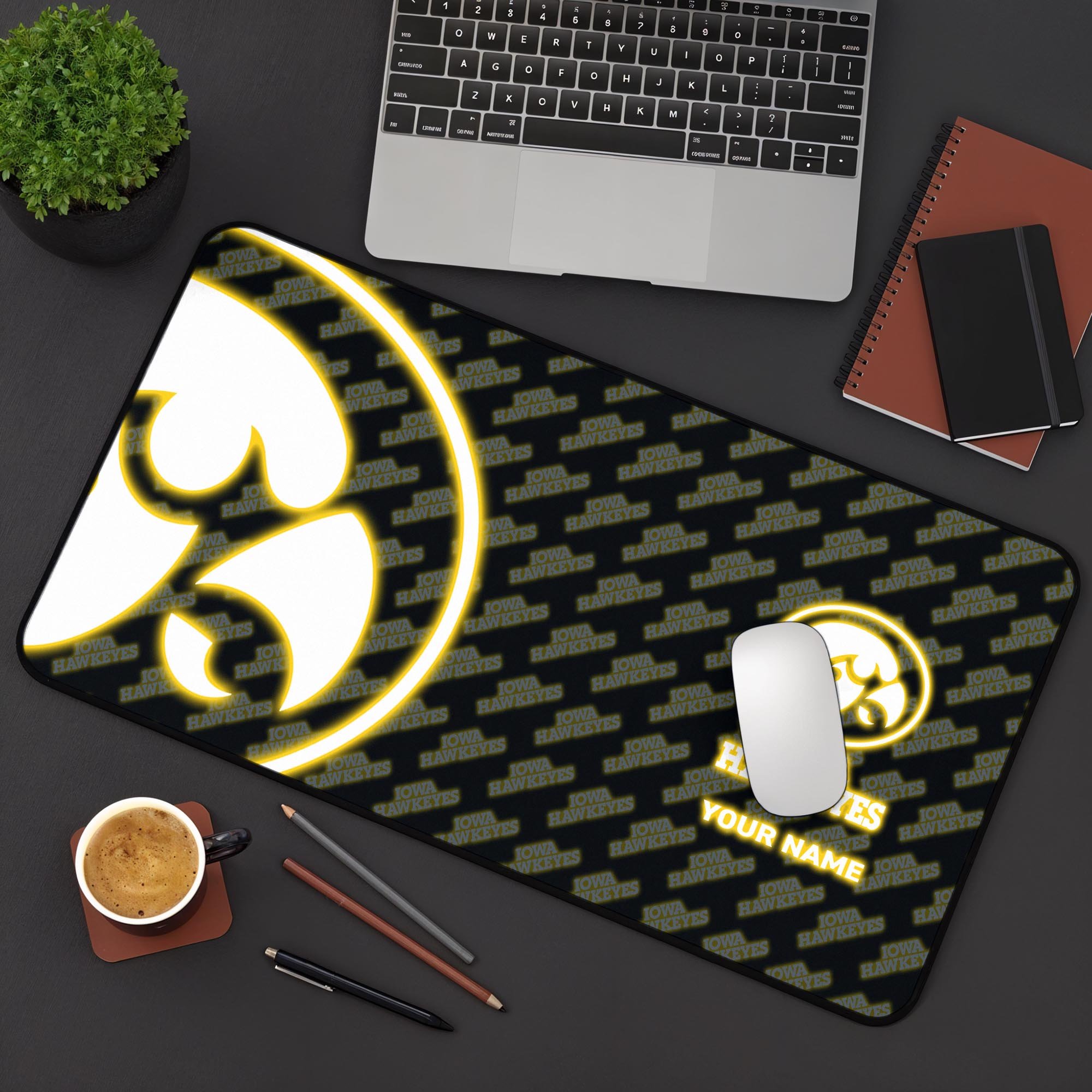 Iowa Hawkeyes 2025 Version Mouse Pad Custom Printed, Sport Team Mouse Pad, Sport Gift For Fans EHIVM-04141794