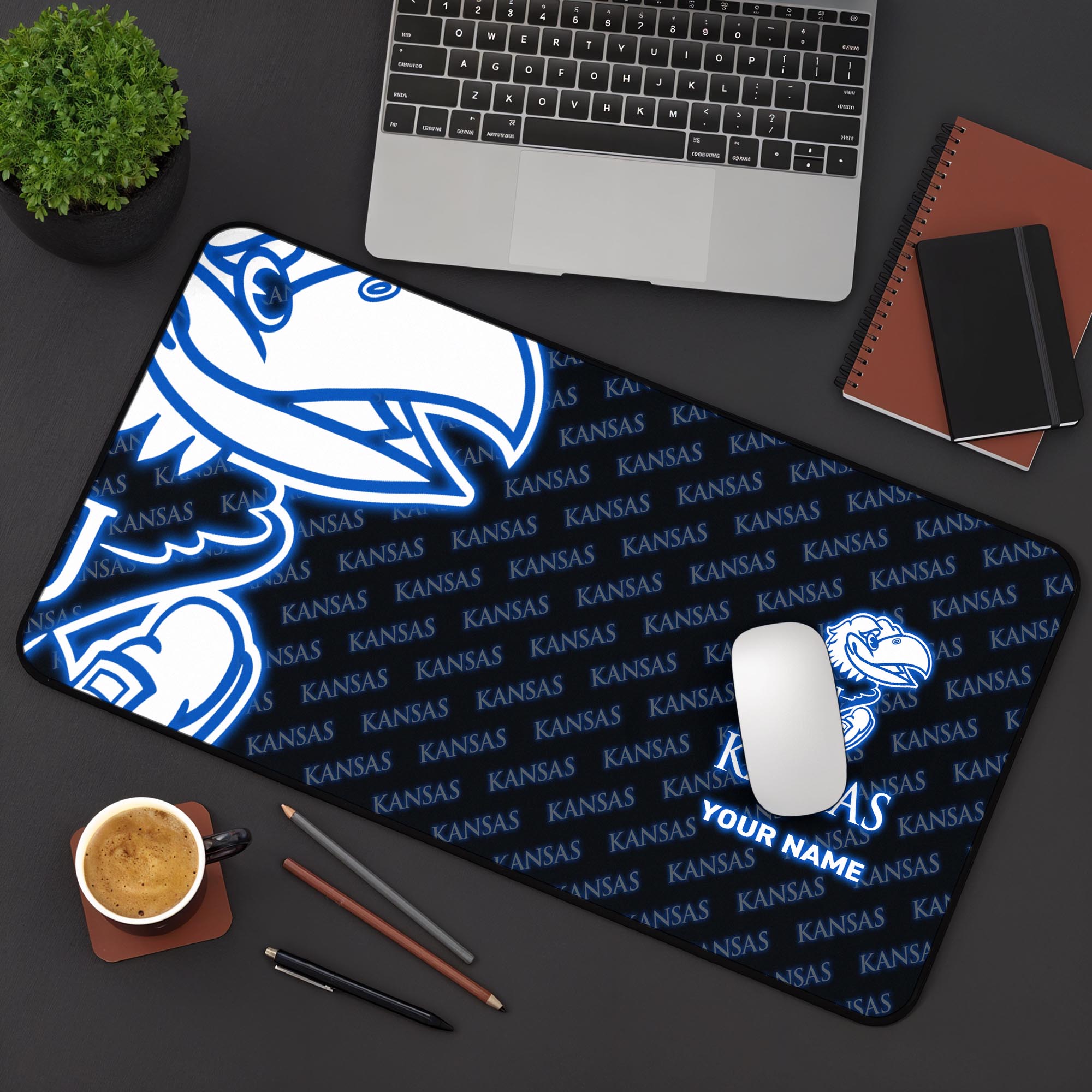 Kansas Jayhawks 2025 Version Mouse Pad Custom Printed, Sport Team Mouse Pad, Sport Gift For Fans EHIVM-04141794