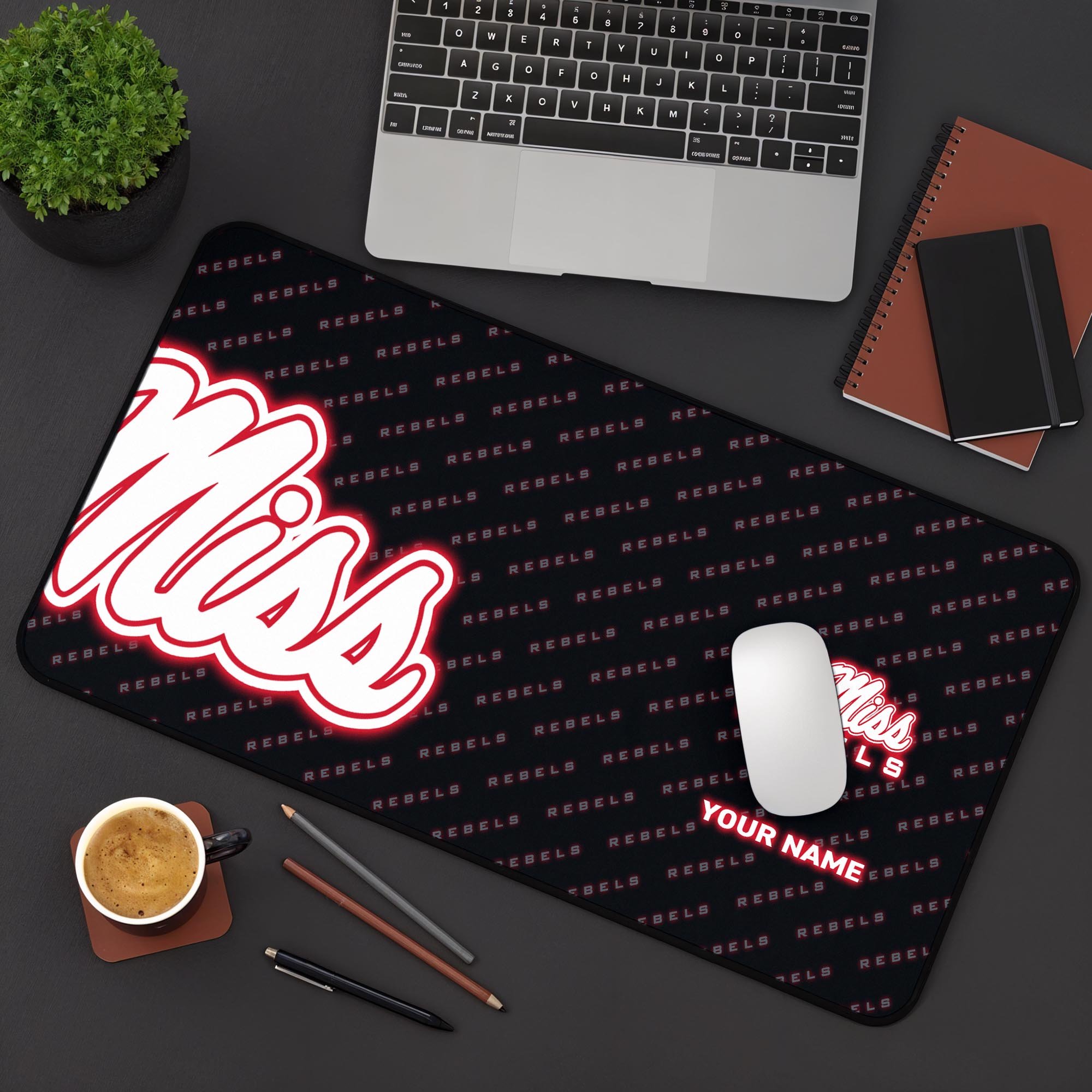 Ole Miss Rebels 2025 Version Mouse Pad Custom Printed, Sport Team Mouse Pad, Sport Gift For Fans EHIVM-04141794