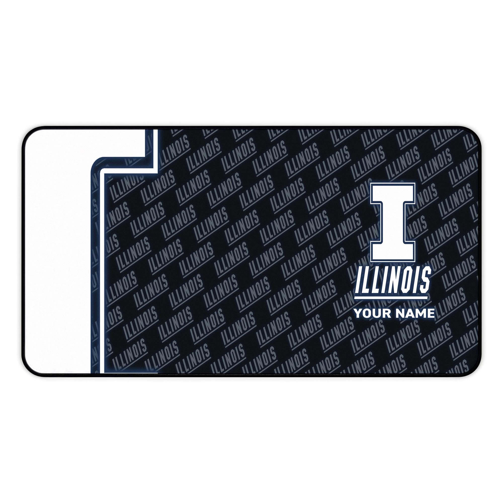 Alternative view of Illinois Fighting Illini 2025 Version Mouse Pad Custom Printed, Sport Team Mouse Pad, Sport Gift For Fans EHIVM-04141794