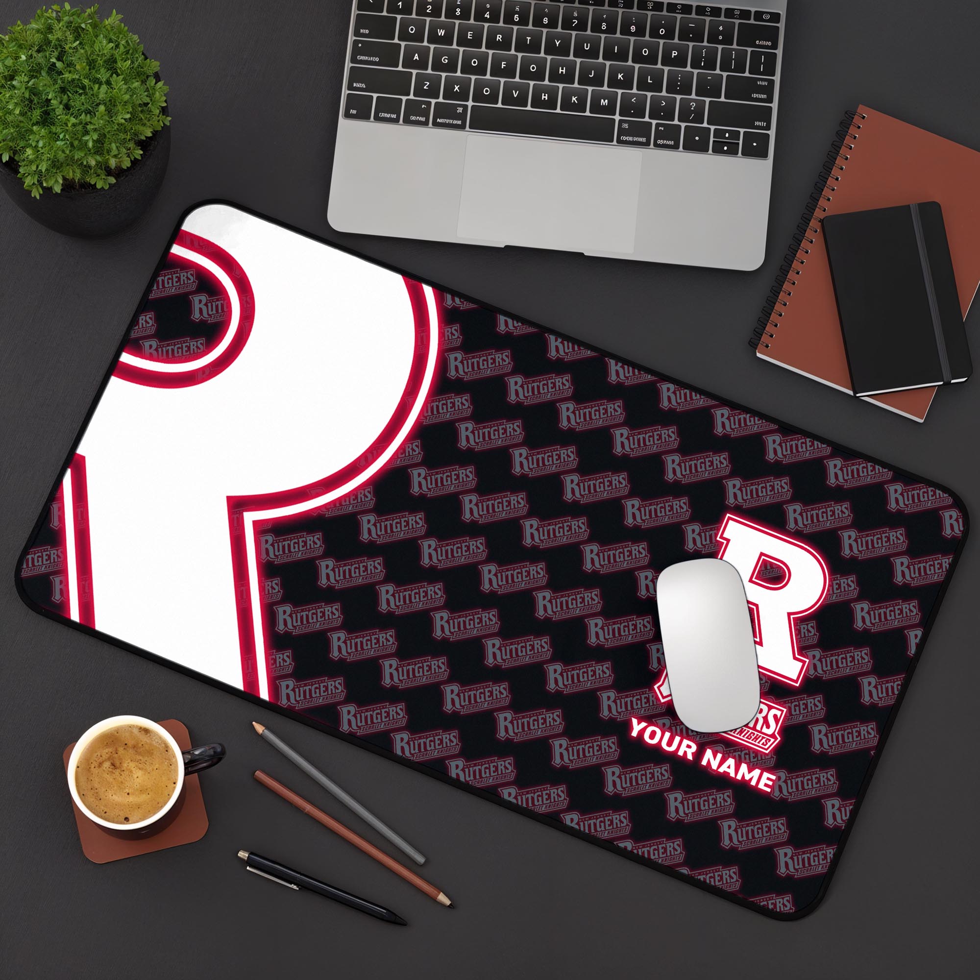 Rutgers Scarlet Knights 2025 Version Mouse Pad Custom Printed, Sport Team Mouse Pad, Sport Gift For Fans EHIVM-04141794