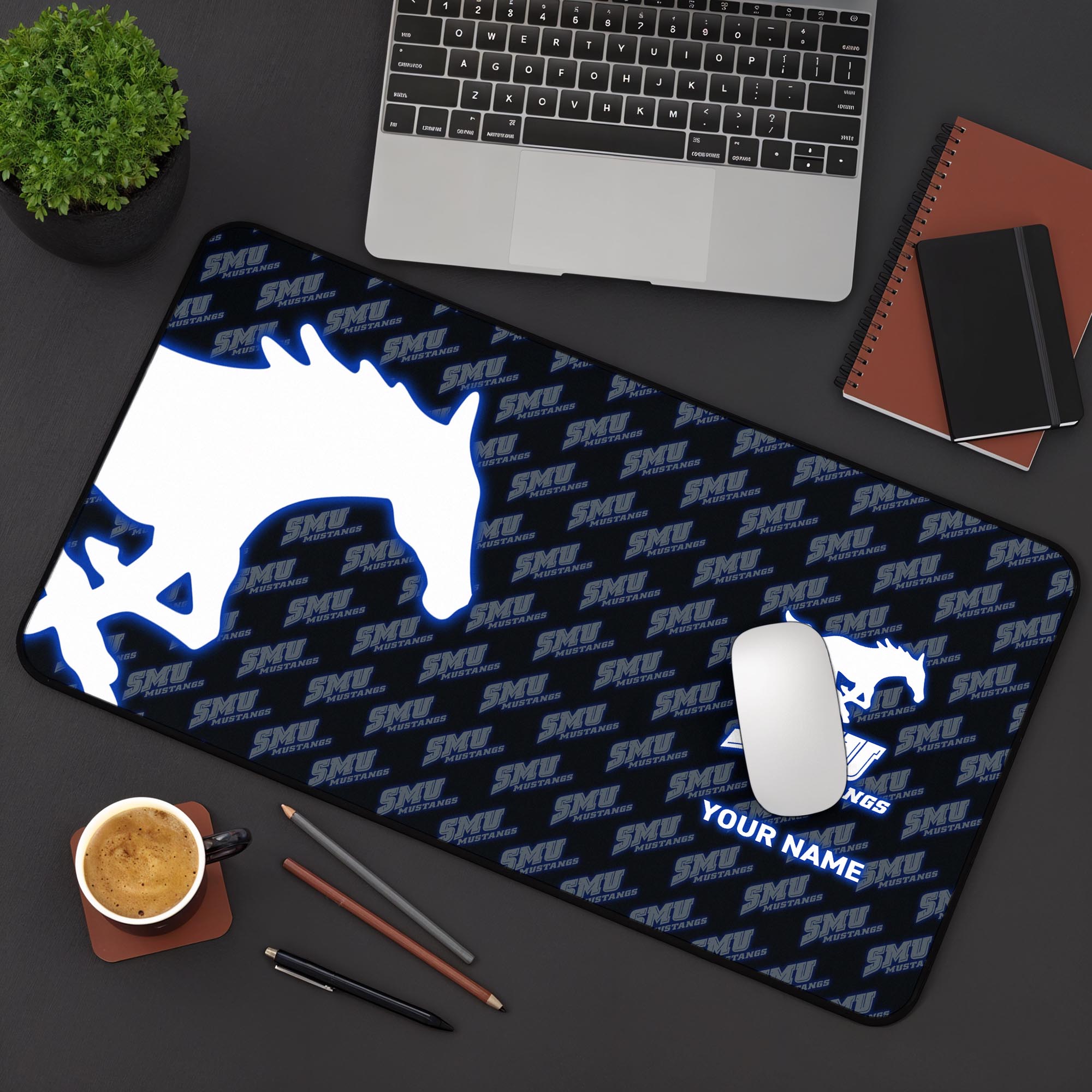 SMU Mustangs 2025 Version Mouse Pad Custom Printed, Sport Team Mouse Pad, Sport Gift For Fans EHIVM-04141794