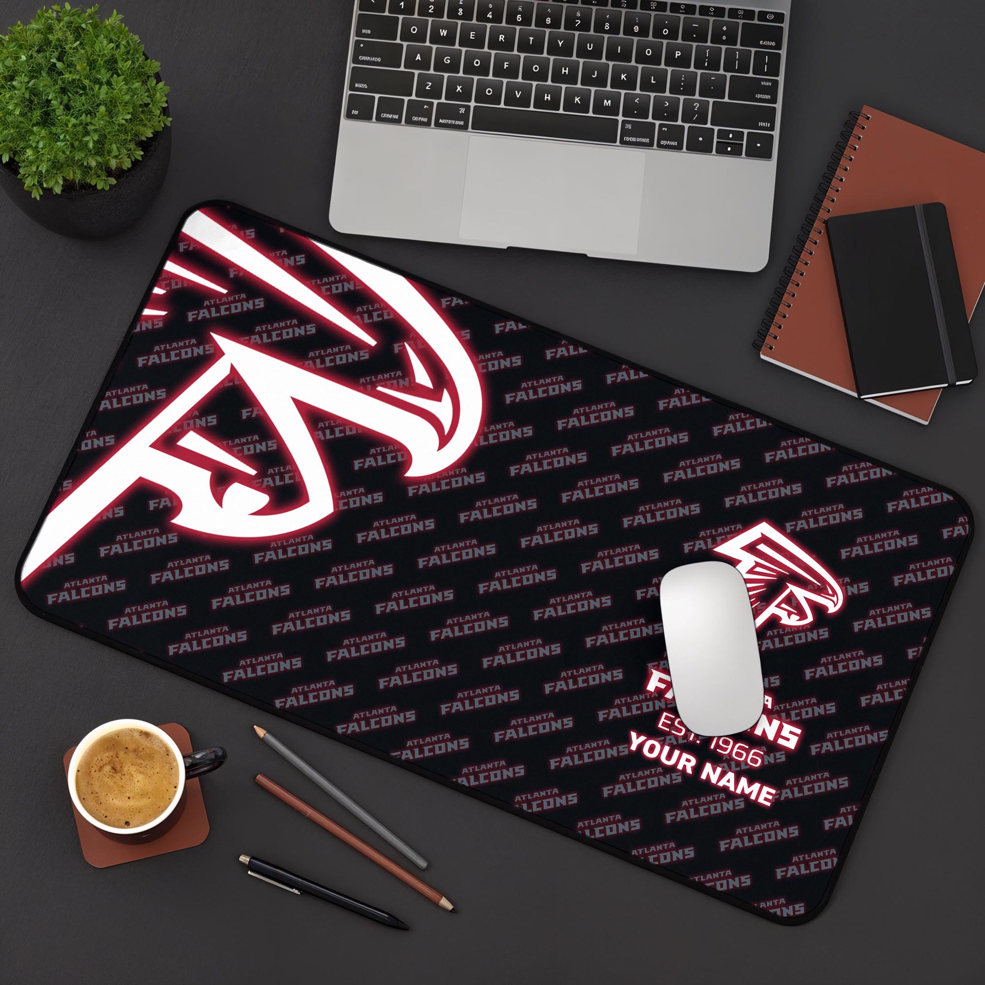 Atlanta Falcons 2025 Version Mouse Pad Custom Printed, Sport Team Mouse Pad, Sport Gift For Fans EHIVM-04151815