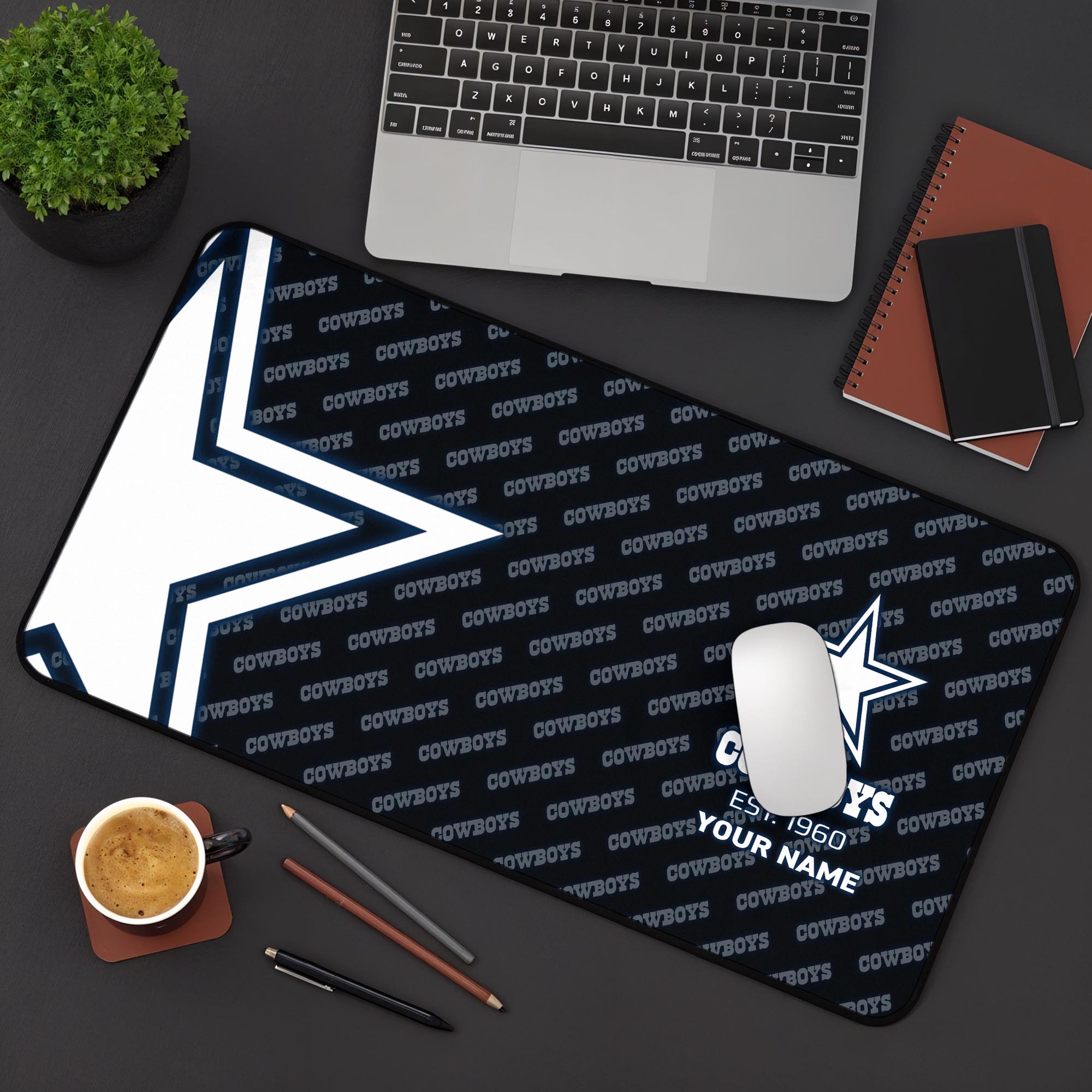 Dallas Cowboys 2025 Version Mouse Pad Custom Printed, Sport Team Mouse Pad, Sport Gift For Fans EHIVM-04151815