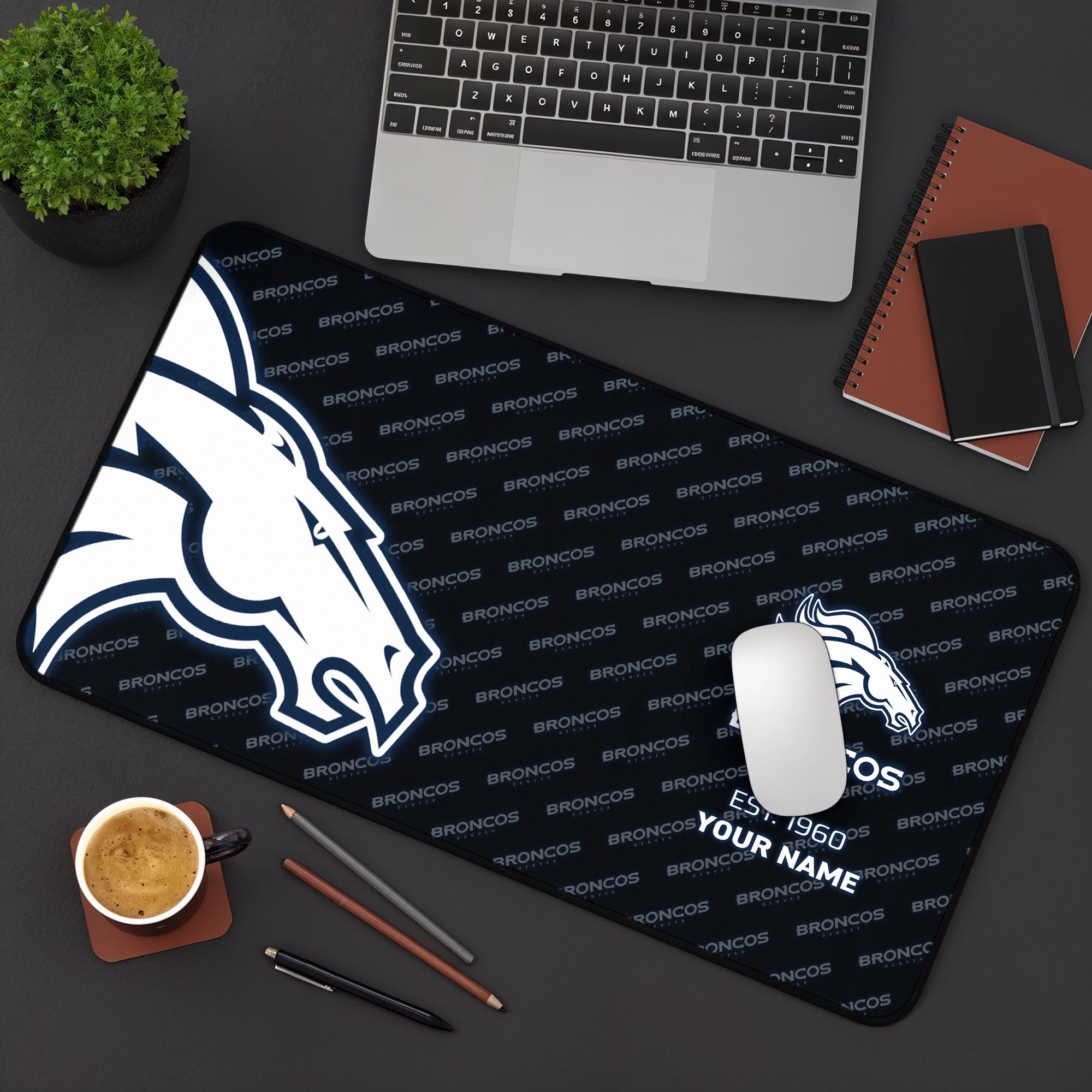 Denver Broncos 2025 Version Mouse Pad Custom Printed, Sport Team Mouse Pad, Sport Gift For Fans EHIVM-04151815