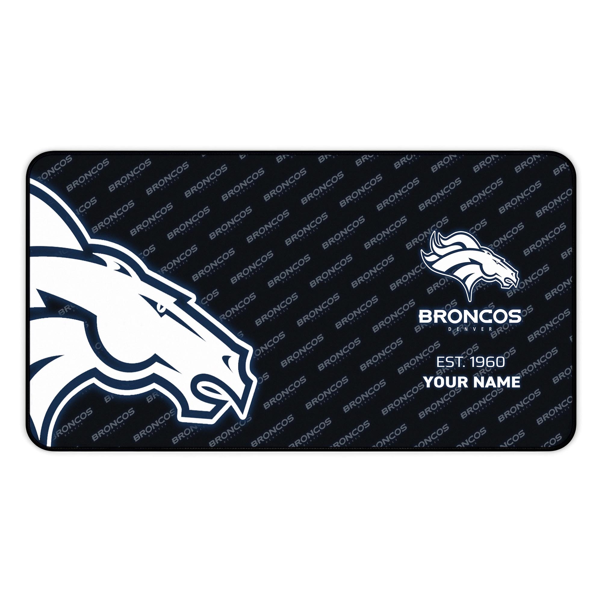 Alternative view of Denver Broncos 2025 Version Mouse Pad Custom Printed, Sport Team Mouse Pad, Sport Gift For Fans EHIVM-04151815
