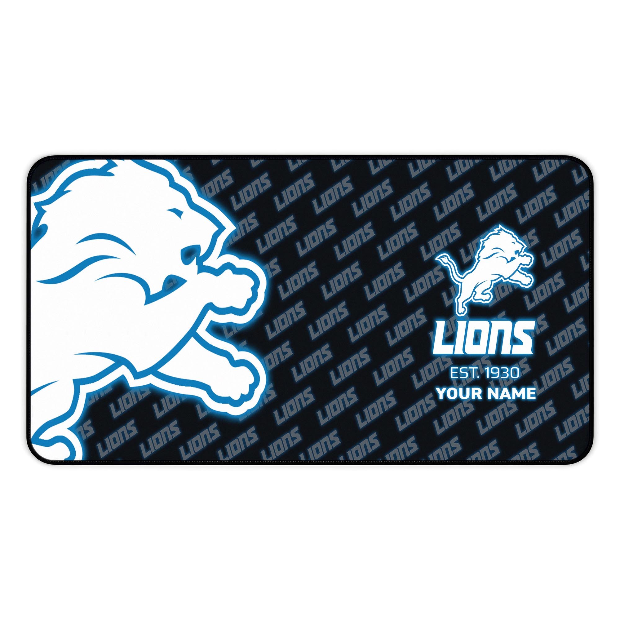 Alternative view of Detroit Lions 2025 Version Mouse Pad Custom Printed, Sport Team Mouse Pad, Sport Gift For Fans EHIVM-04151815