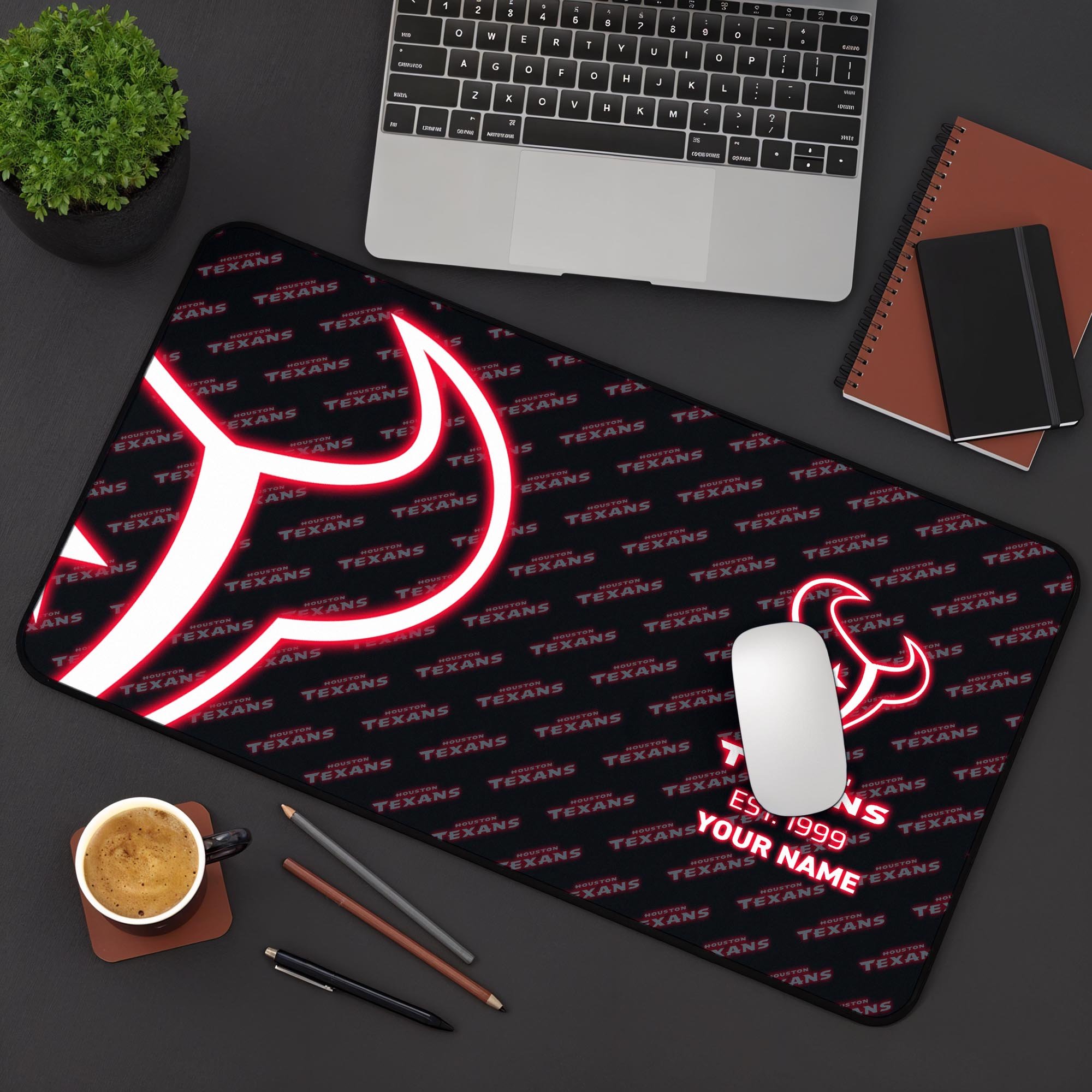 Houston Texans 2025 Version Mouse Pad Custom Printed, Sport Team Mouse Pad, Sport Gift For Fans EHIVM-04151815