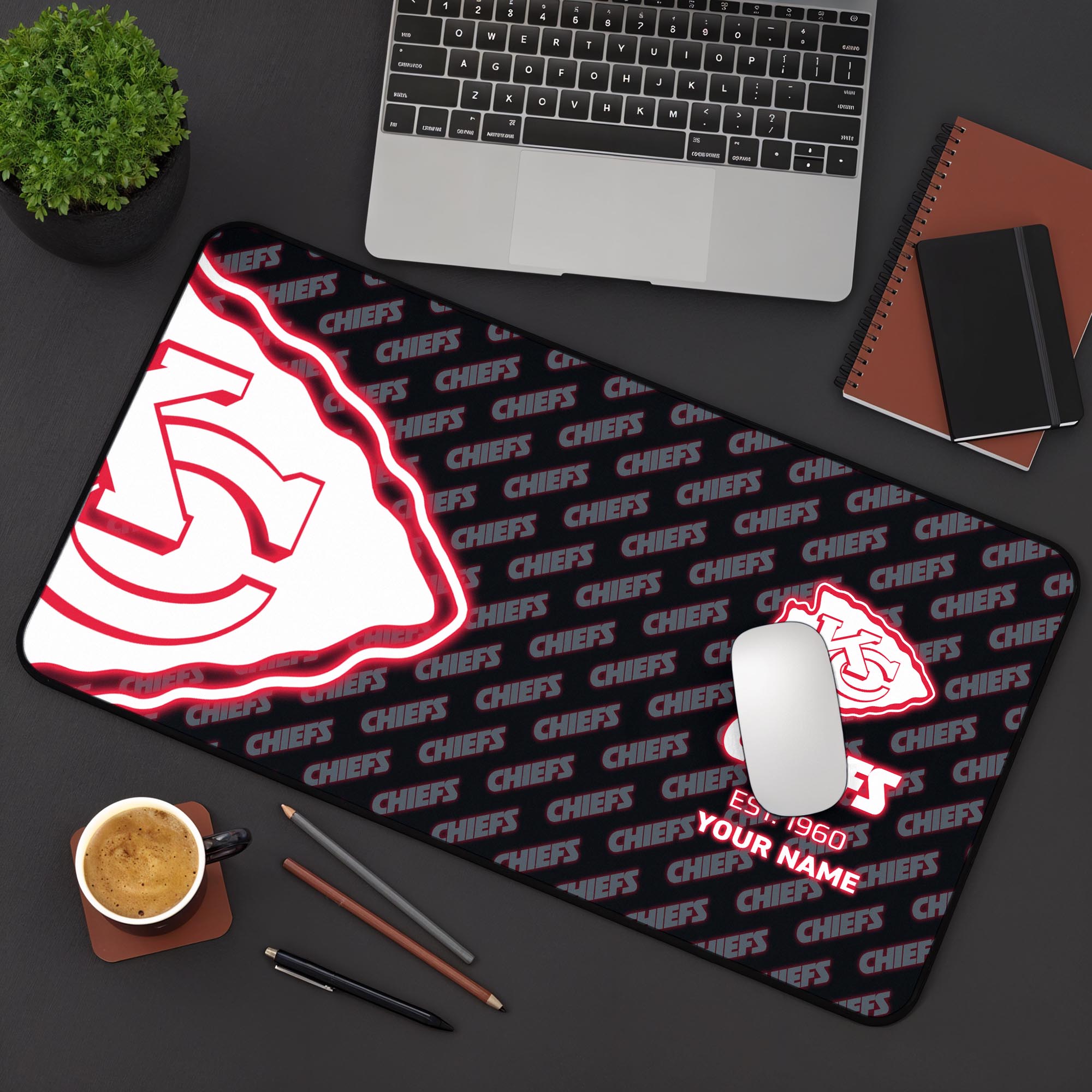 Kansas City Chiefs 2025 Version Mouse Pad Custom Printed, Sport Team Mouse Pad, Sport Gift For Fans EHIVM-04151815