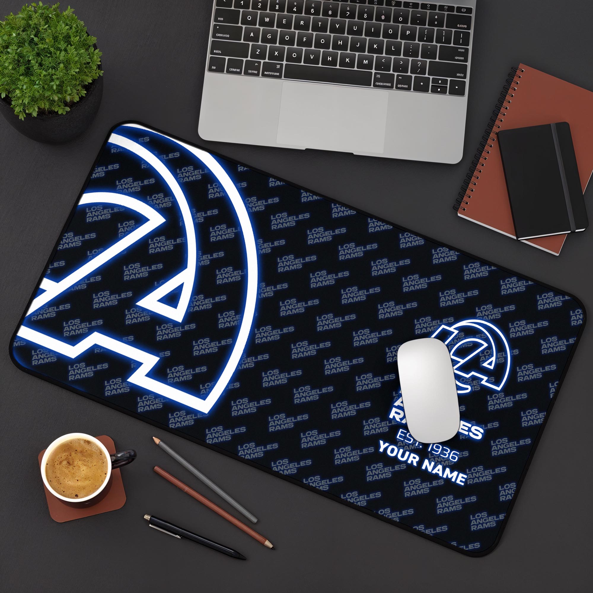 Los Angeles Rams 2025 Version Mouse Pad Custom Printed, Sport Team Mouse Pad, Sport Gift For Fans EHIVM-04151815