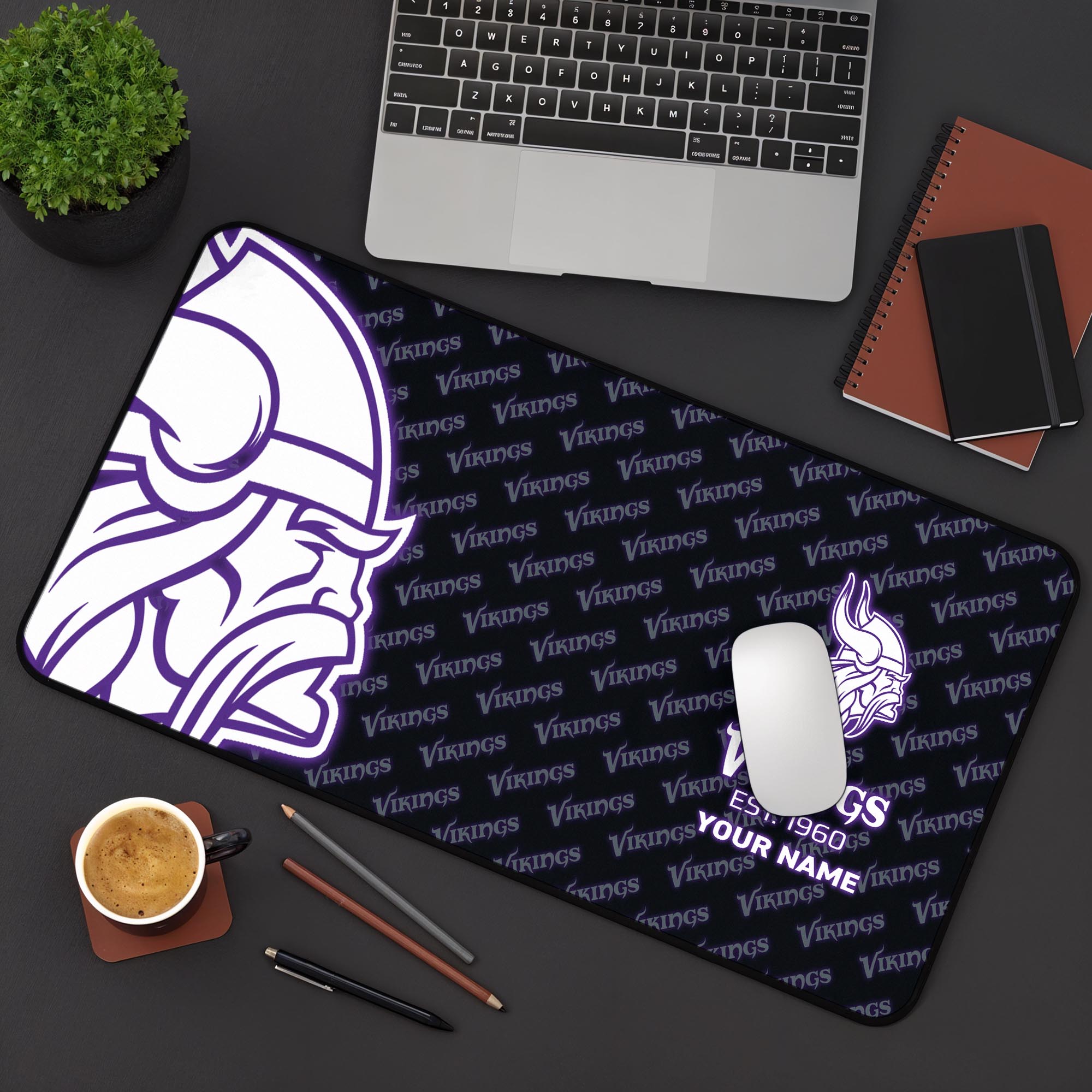 Minnesota Vikings 2025 Version Mouse Pad Custom Printed, Sport Team Mouse Pad, Sport Gift For Fans EHIVM-04151815