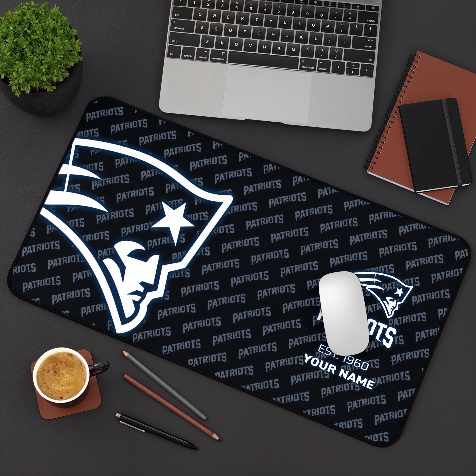 New England Patriots 2025 Version Mouse Pad Custom Printed, Sport Team Mouse Pad, Sport Gift For Fans EHIVM-04151815