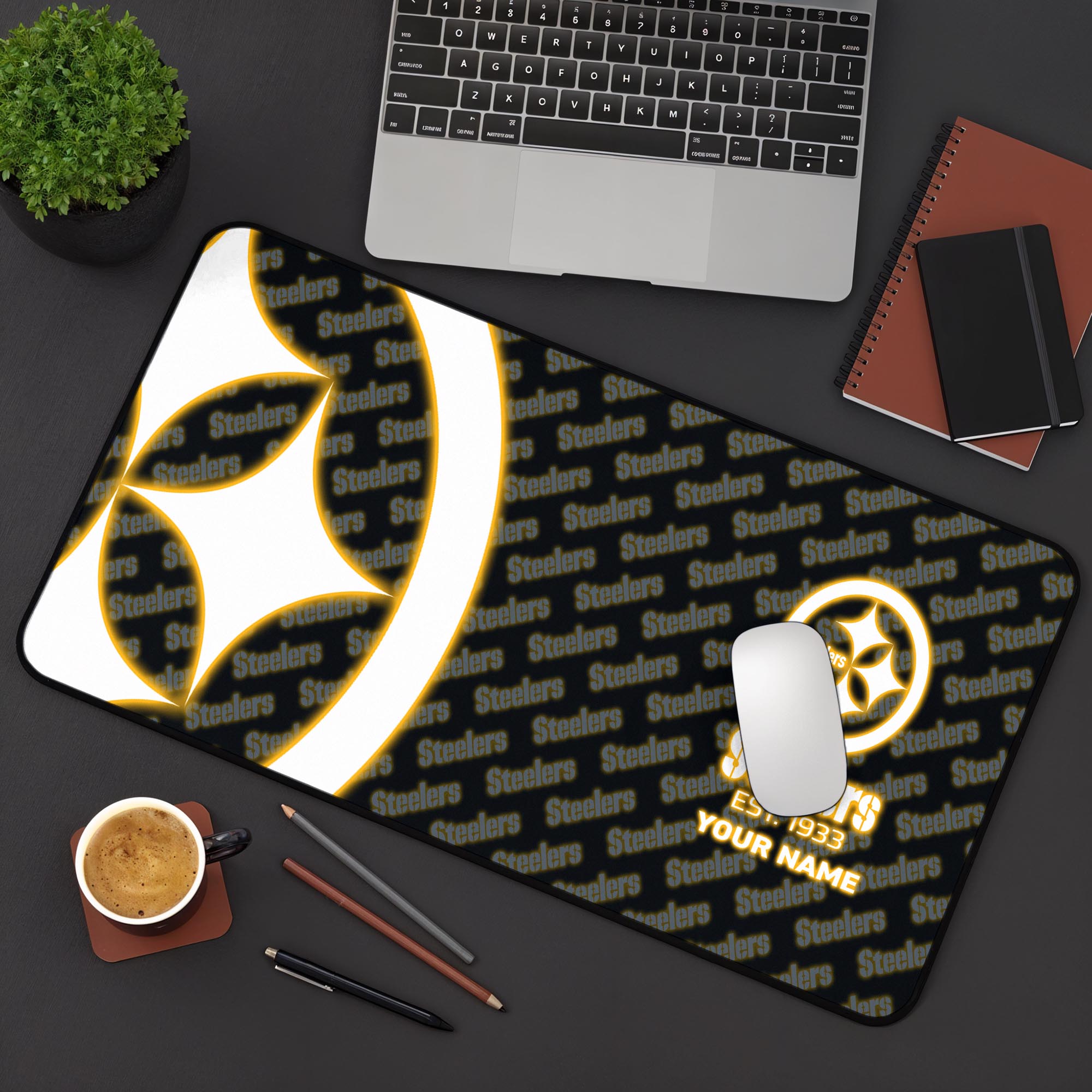 Pittsburgh Steelers 2025 Version Mouse Pad Custom Printed, Sport Team Mouse Pad, Sport Gift For Fans EHIVM-04151815