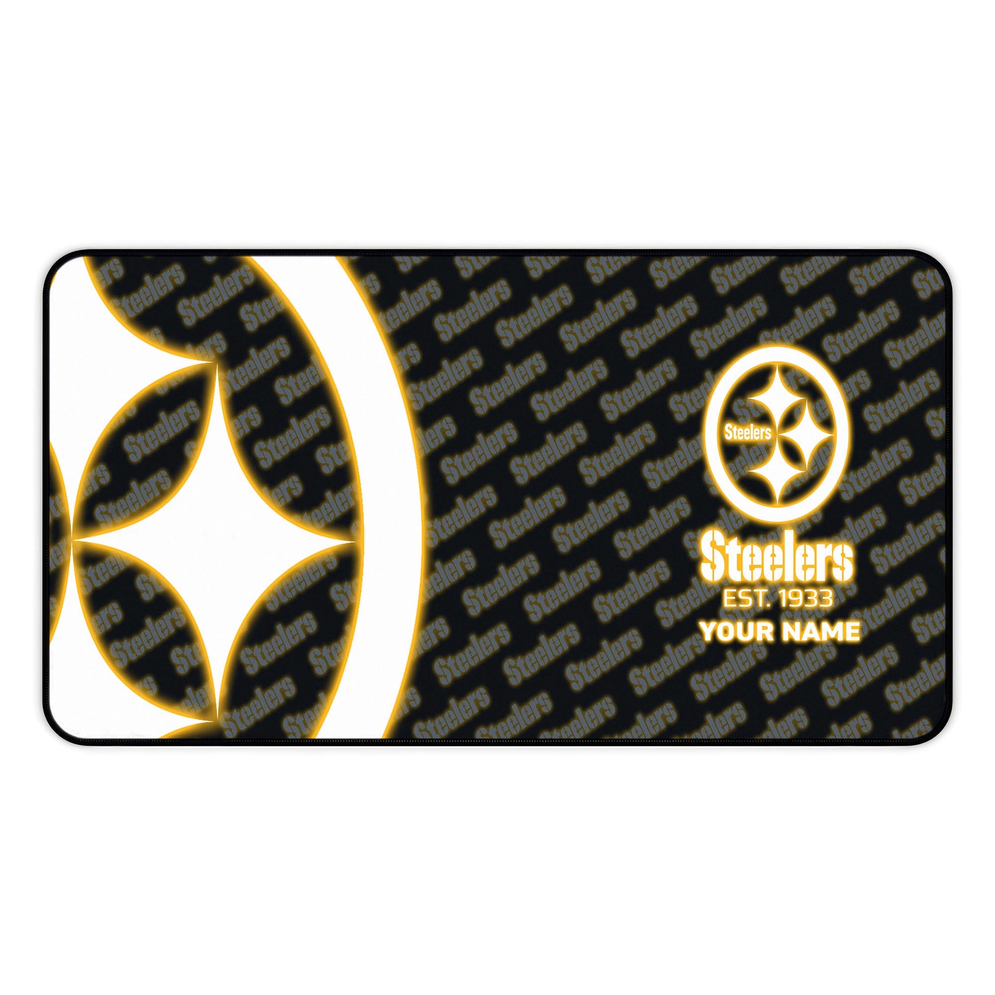 Alternative view of Pittsburgh Steelers 2025 Version Mouse Pad Custom Printed, Sport Team Mouse Pad, Sport Gift For Fans EHIVM-04151815