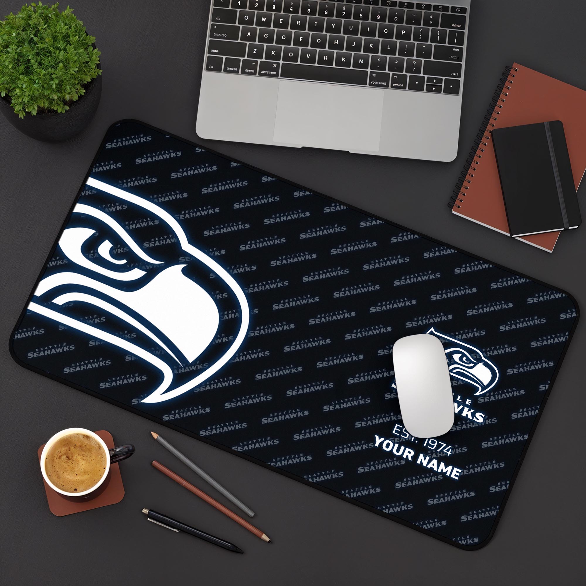Seattle Seahawks 2025 Version Mouse Pad Custom Printed, Sport Team Mouse Pad, Sport Gift For Fans EHIVM-04151815