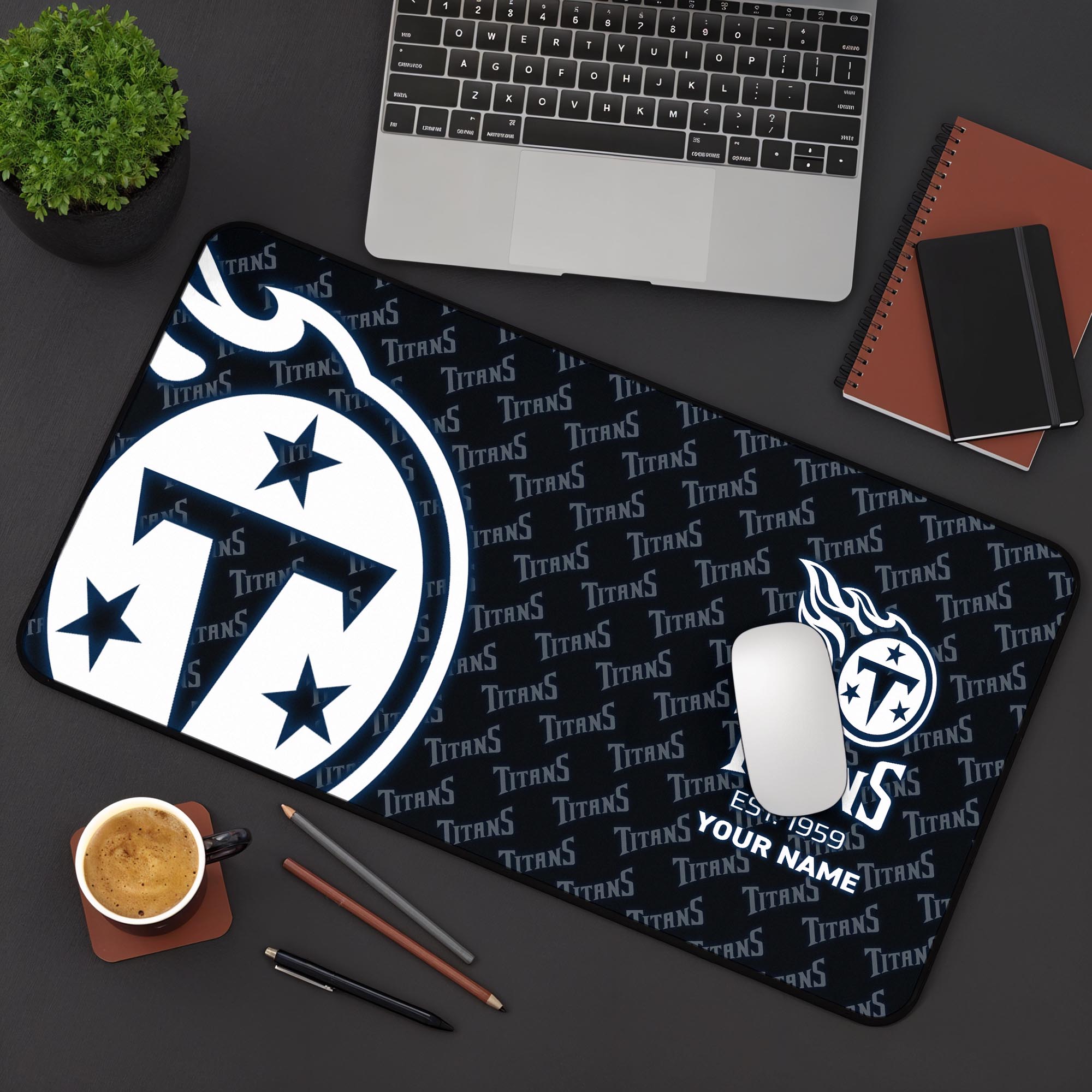 Tennessee Titans 2025 Version Mouse Pad Custom Printed, Sport Team Mouse Pad, Sport Gift For Fans EHIVM-04151815