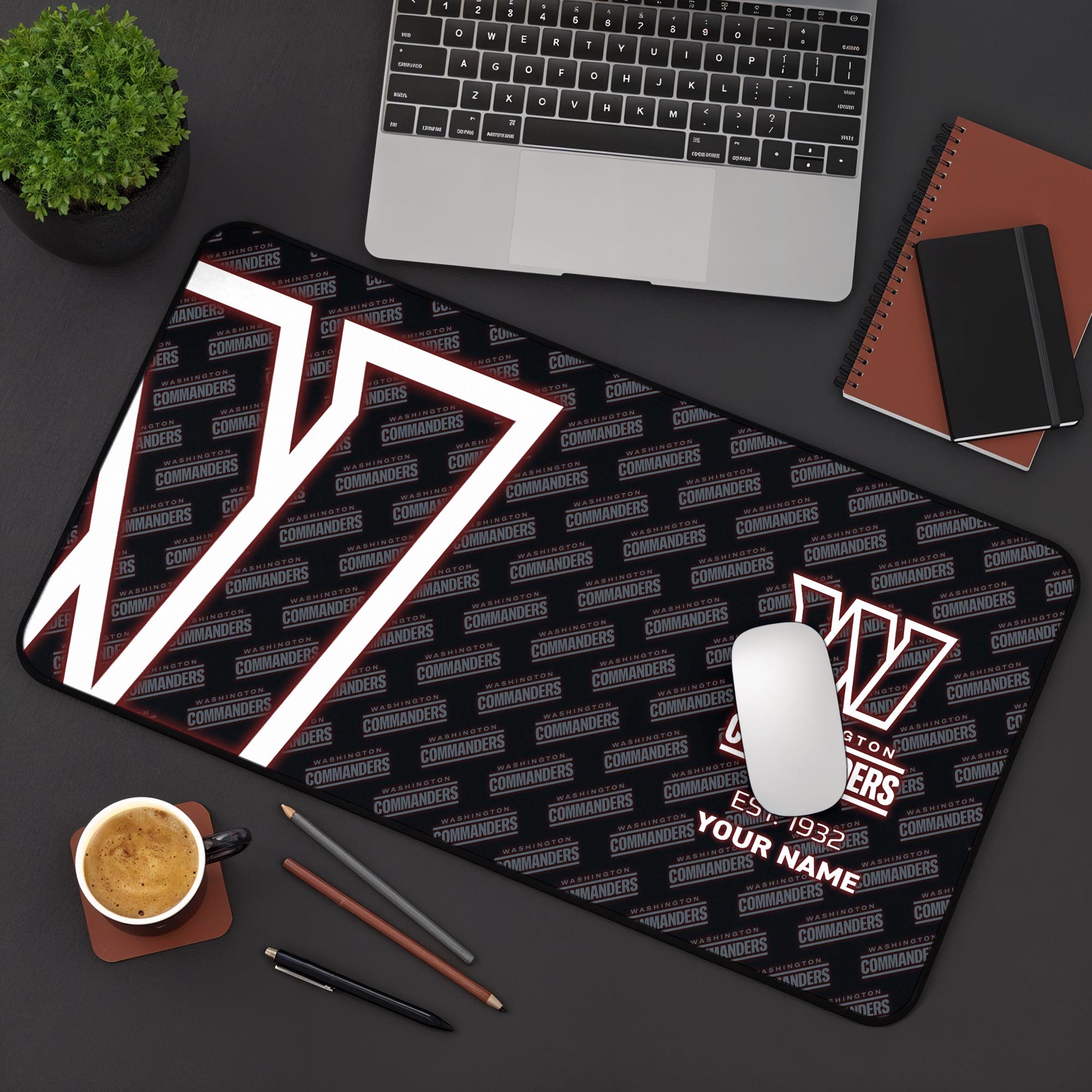 Washington Commanders 2025 Version Mouse Pad Custom Printed, Sport Team Mouse Pad, Sport Gift For Fans EHIVM-04151815