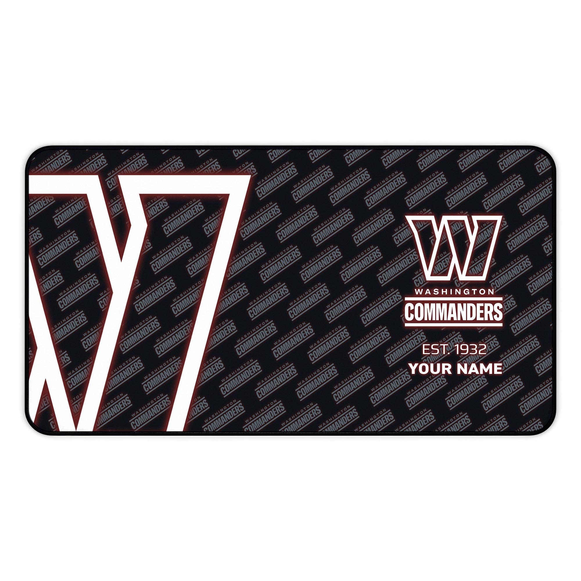 Alternative view of Washington Commanders 2025 Version Mouse Pad Custom Printed, Sport Team Mouse Pad, Sport Gift For Fans EHIVM-04151815
