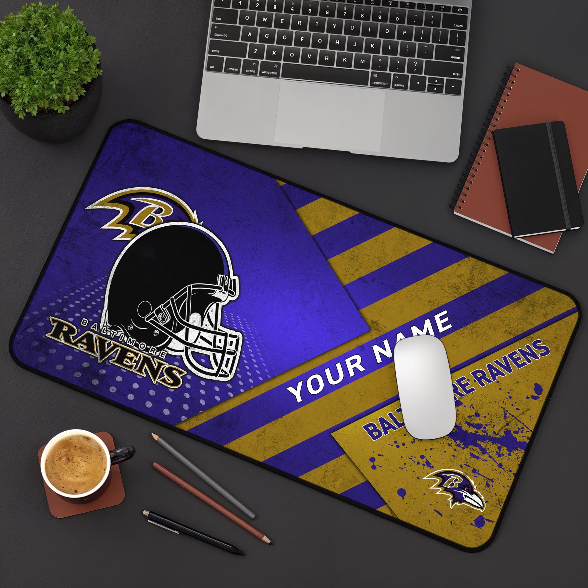 Baltimore Ravens 2025 Version Mouse Pad Custom Printed, Sport Team Mouse Pad, Sport Gift For Fans EHIVM-04151853
