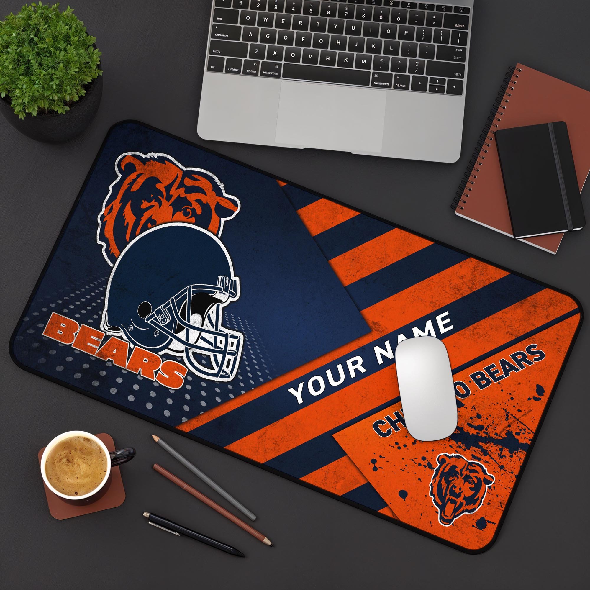 Chicago Bears 2025 Version Mouse Pad Custom Printed, Sport Team Mouse Pad, Sport Gift For Fans EHIVM-04151853