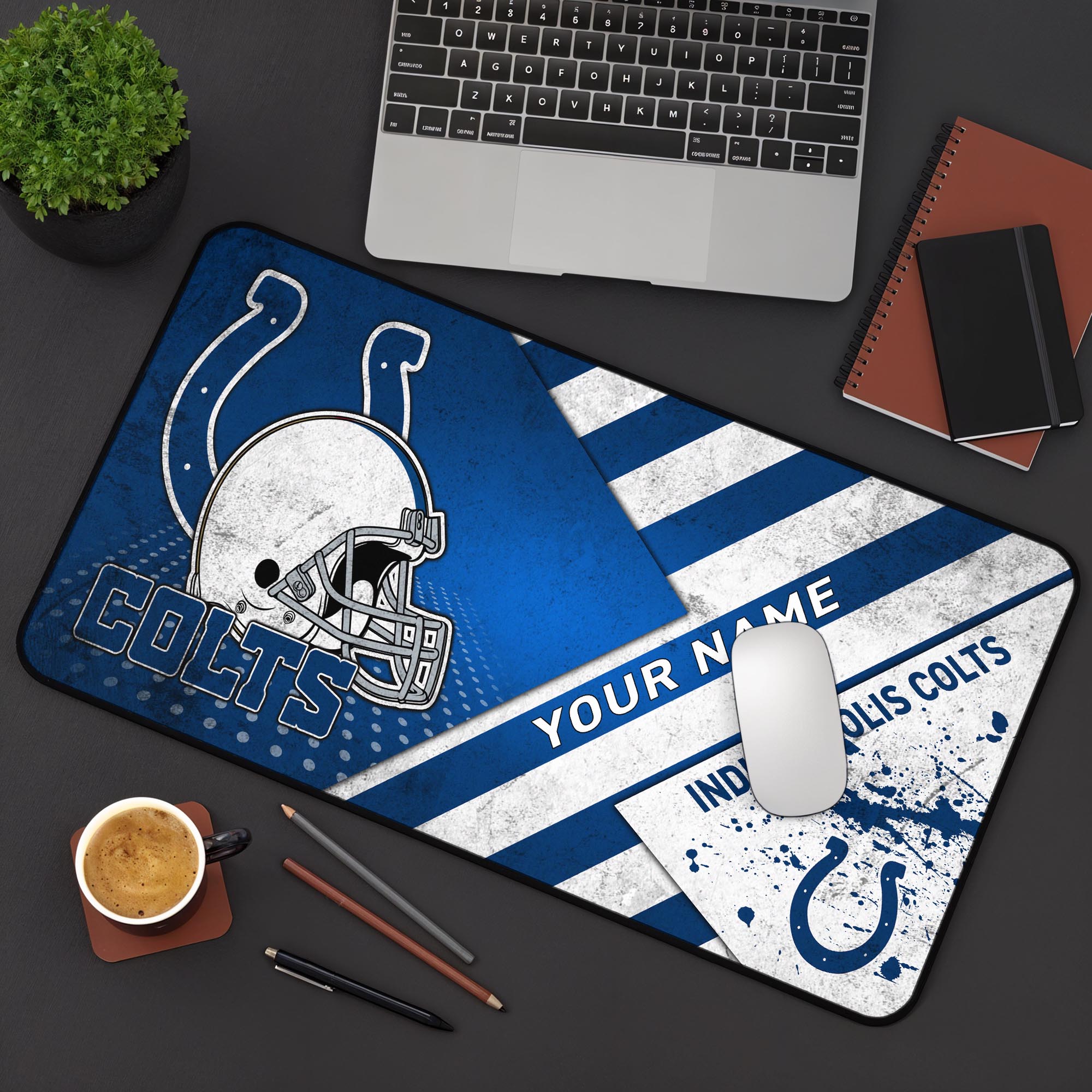 Indianapolis Colts 2025 Version Mouse Pad Custom Printed, Sport Team Mouse Pad, Sport Gift For Fans EHIVM-04151853