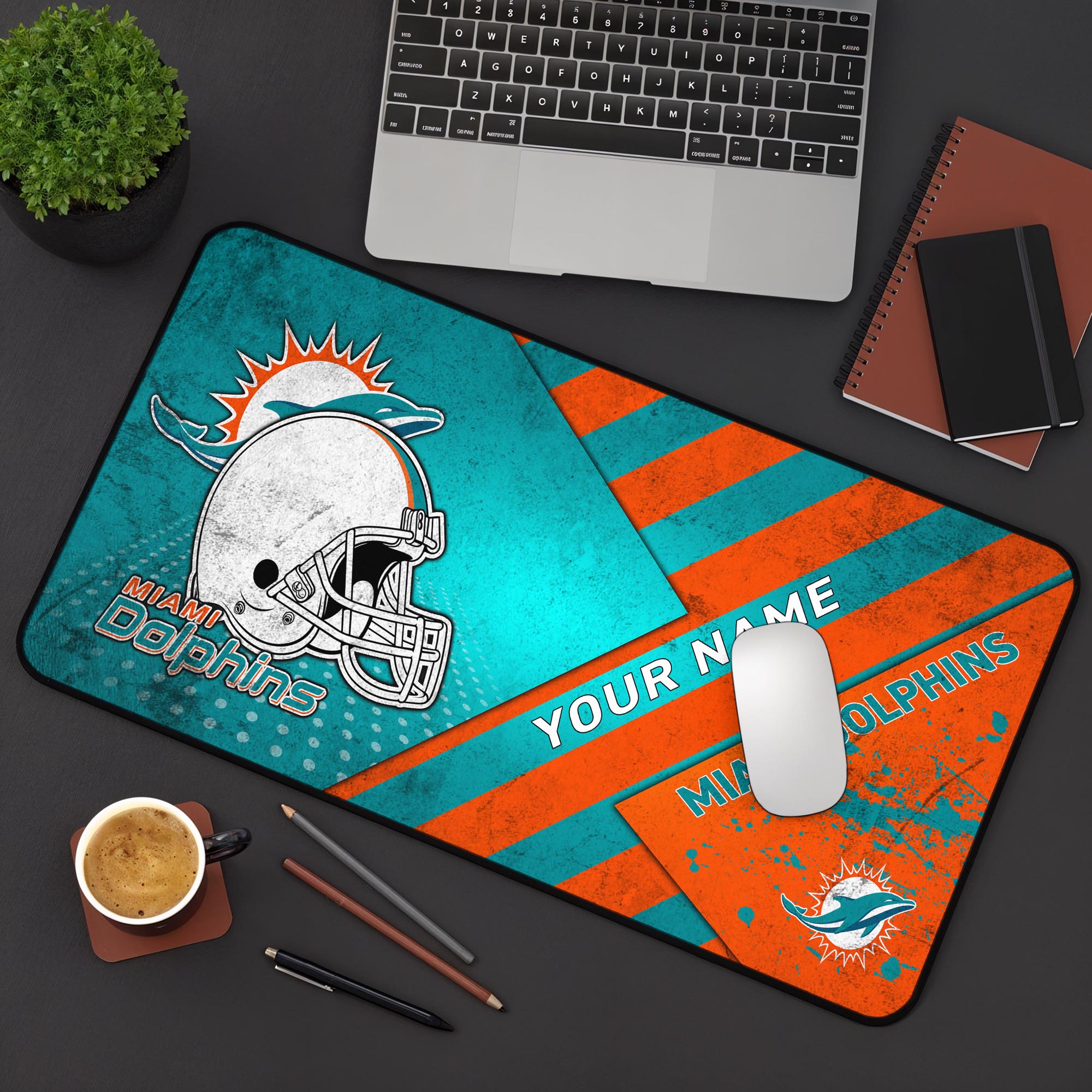 Miami Dolphins 2025 Version Mouse Pad Custom Printed, Sport Team Mouse Pad, Sport Gift For Fans EHIVM-04151853