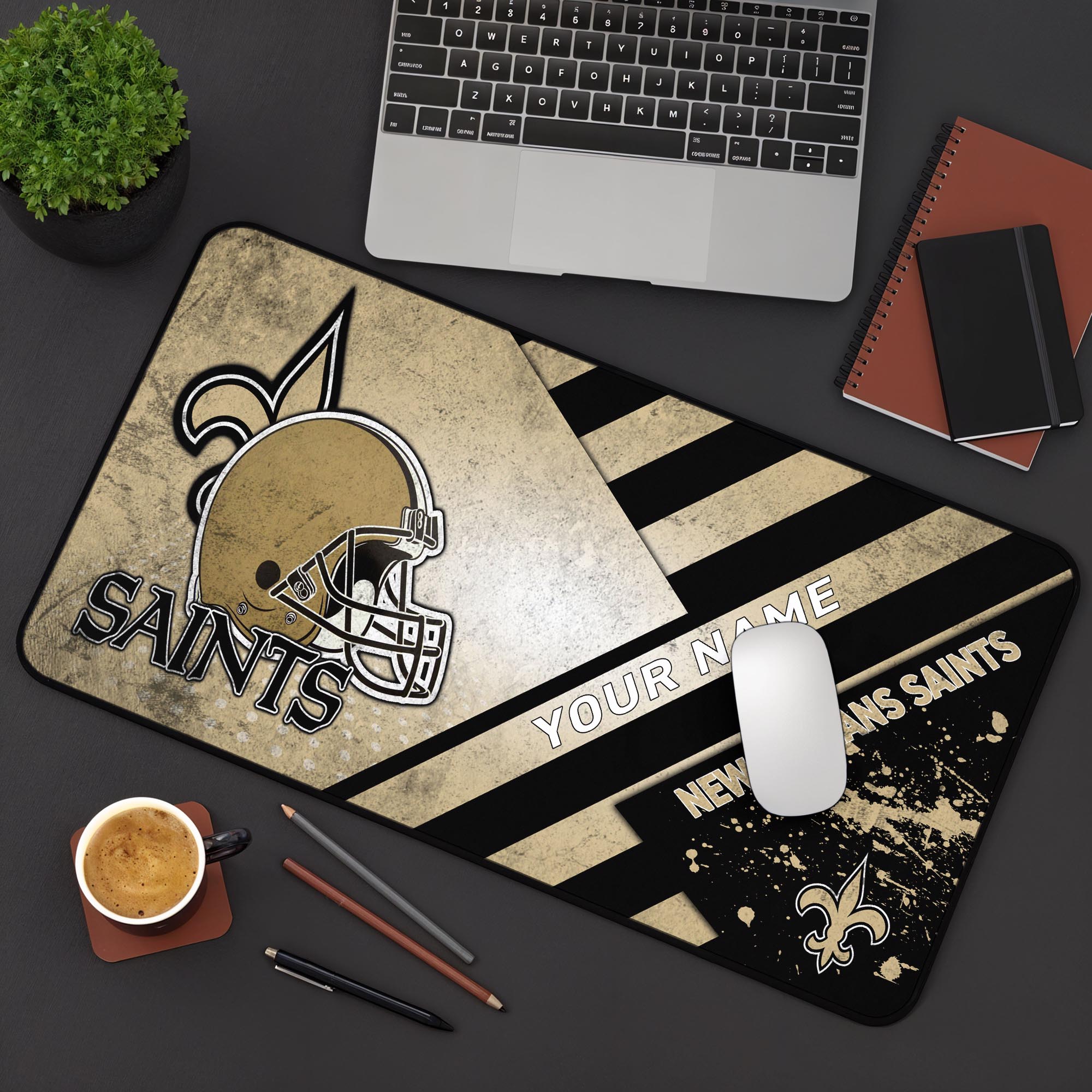 New Orleans Saints 2025 Version Mouse Pad Custom Printed, Sport Team Mouse Pad, Sport Gift For Fans EHIVM-04151853