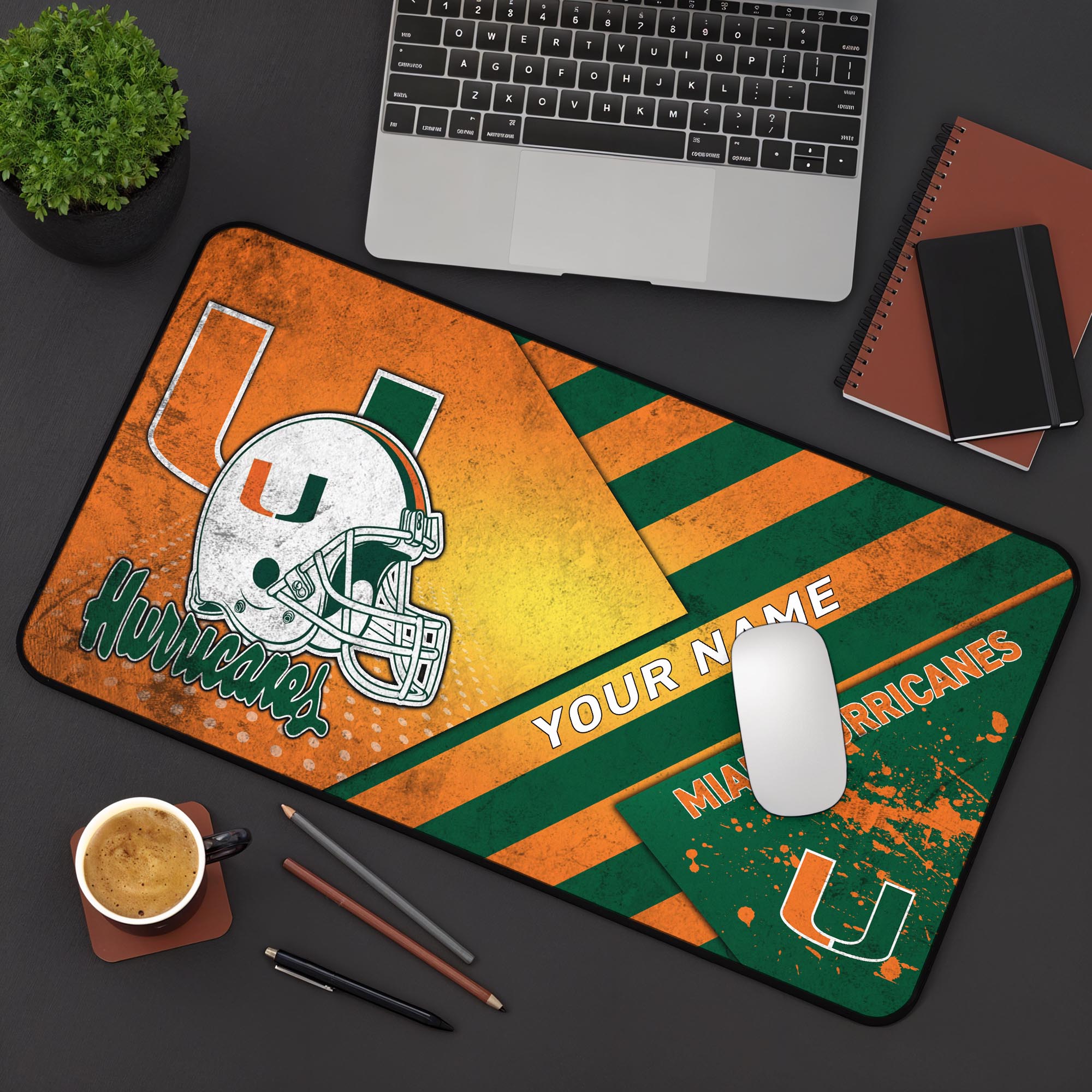 Miami Hurricanes 2025 Version Mouse Pad Custom Printed, Sport Team Mouse Pad, Sport Gift For Fans EHIVM-04171879