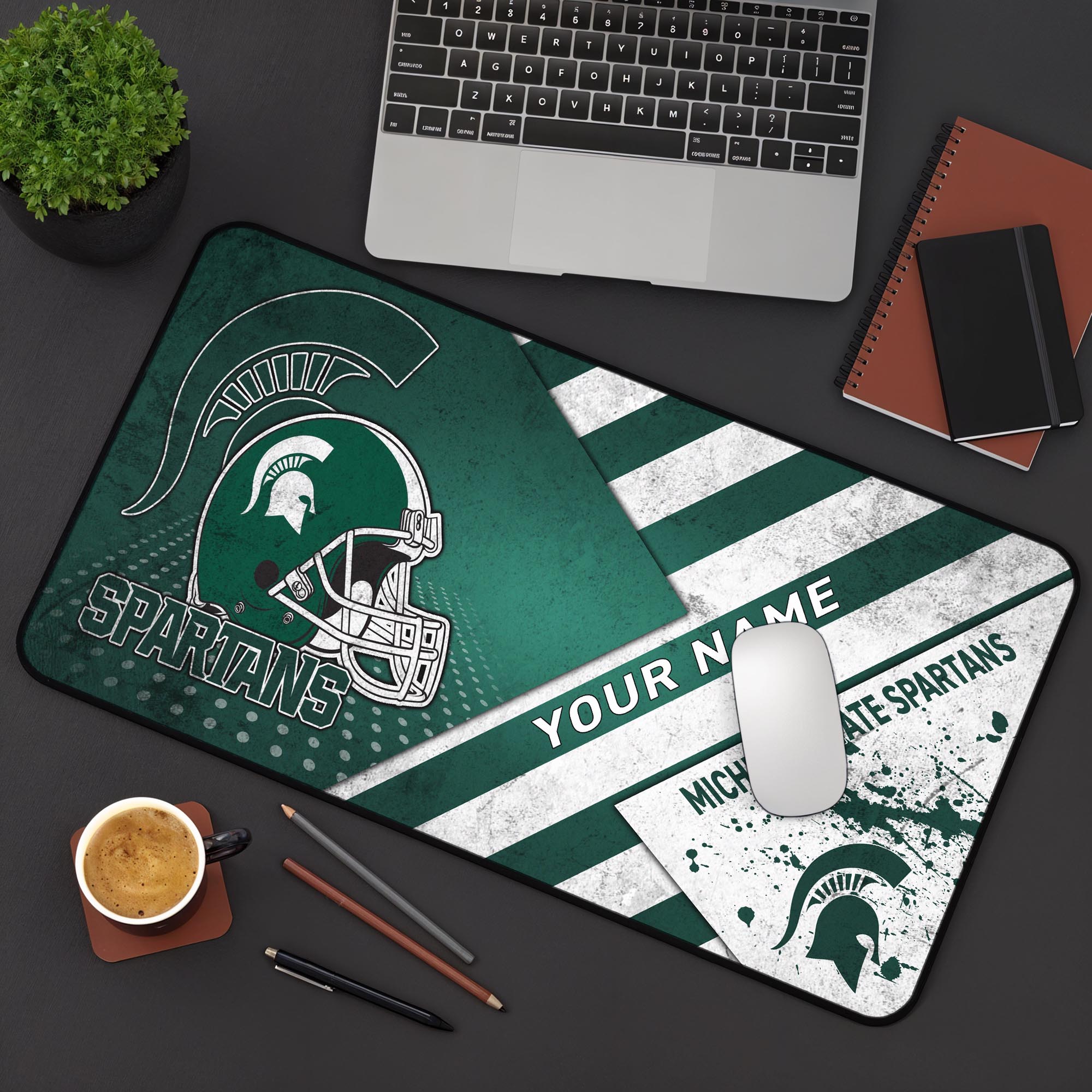 Michigan State Spartans 2025 Version Mouse Pad Custom Printed, Sport Team Mouse Pad, Sport Gift For Fans EHIVM-04171879