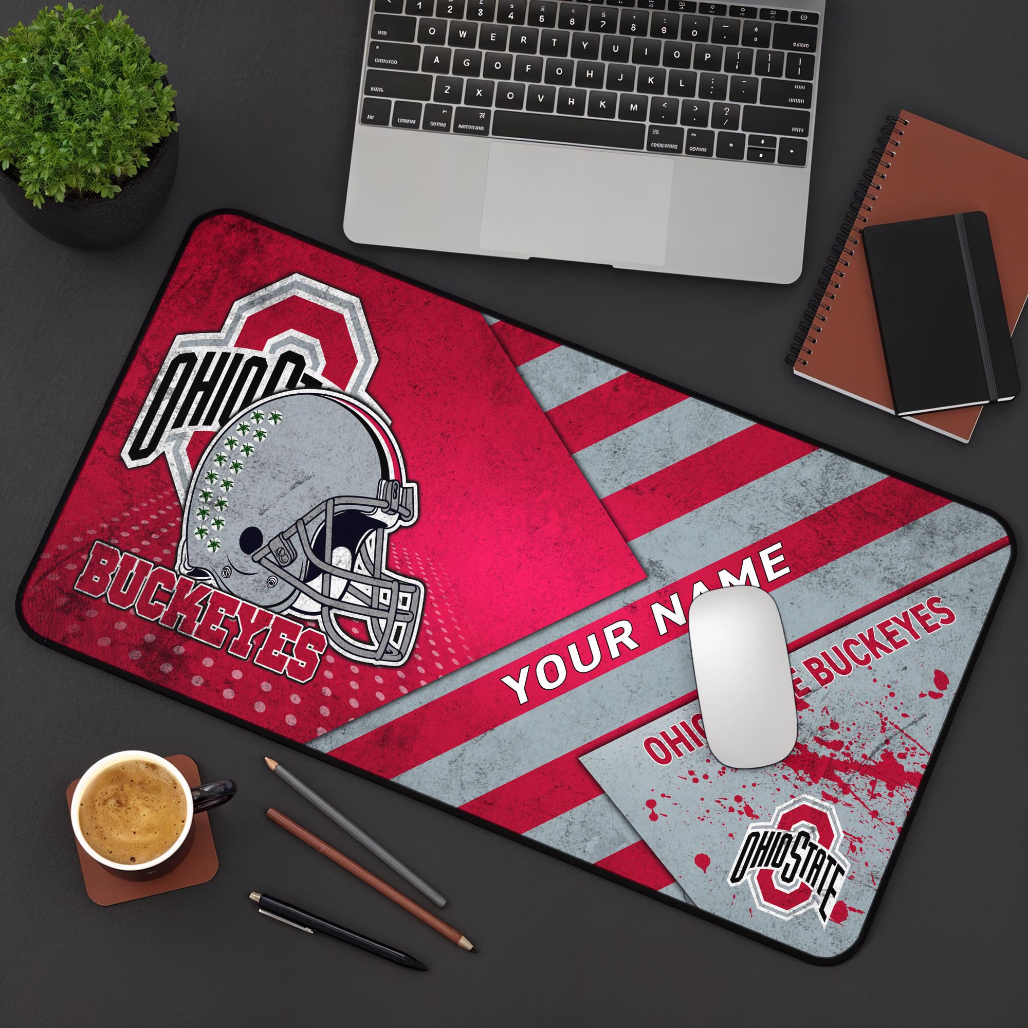 Ohio State Buckeyes 2025 Version Mouse Pad Custom Printed, Sport Team Mouse Pad, Sport Gift For Fans EHIVM-04171879
