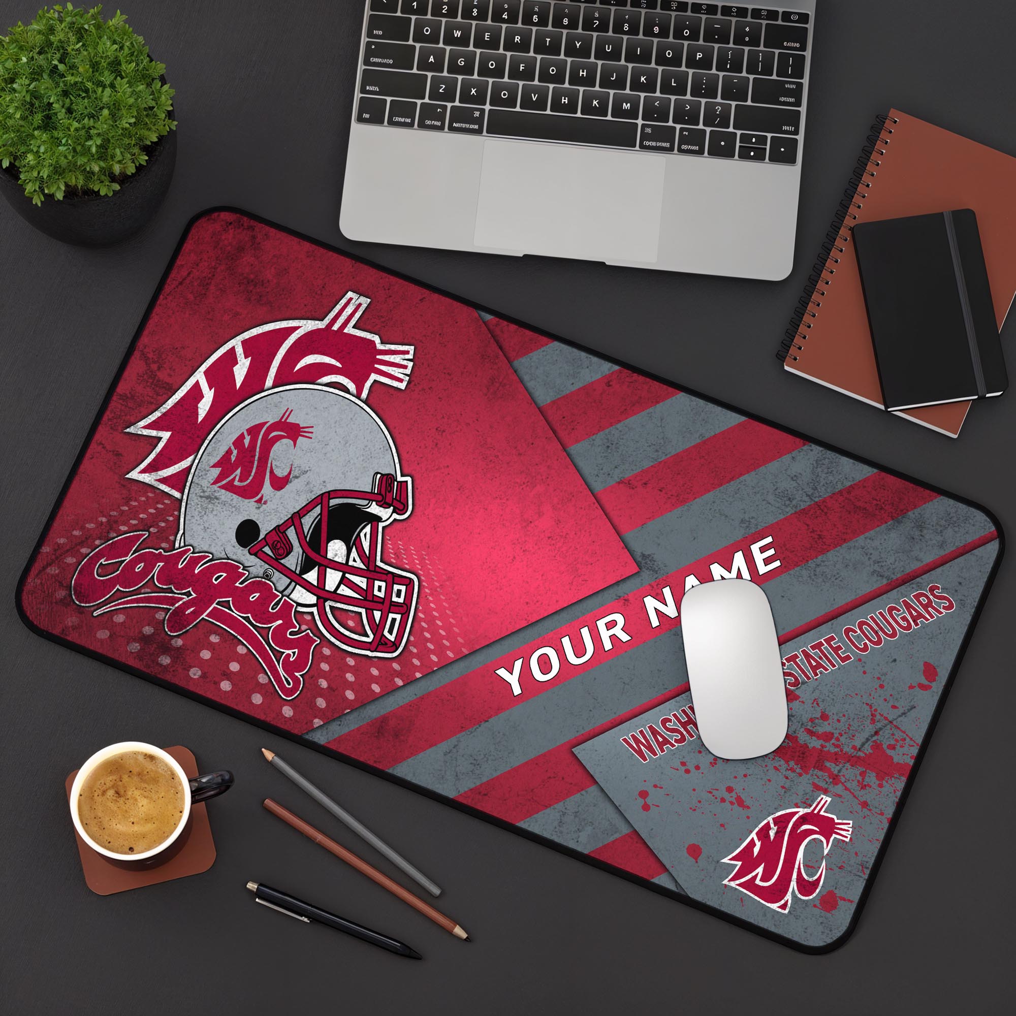 Washington State Cougars 2025 Version Mouse Pad Custom Printed, Sport Team Mouse Pad, Sport Gift For Fans EHIVM-04171879