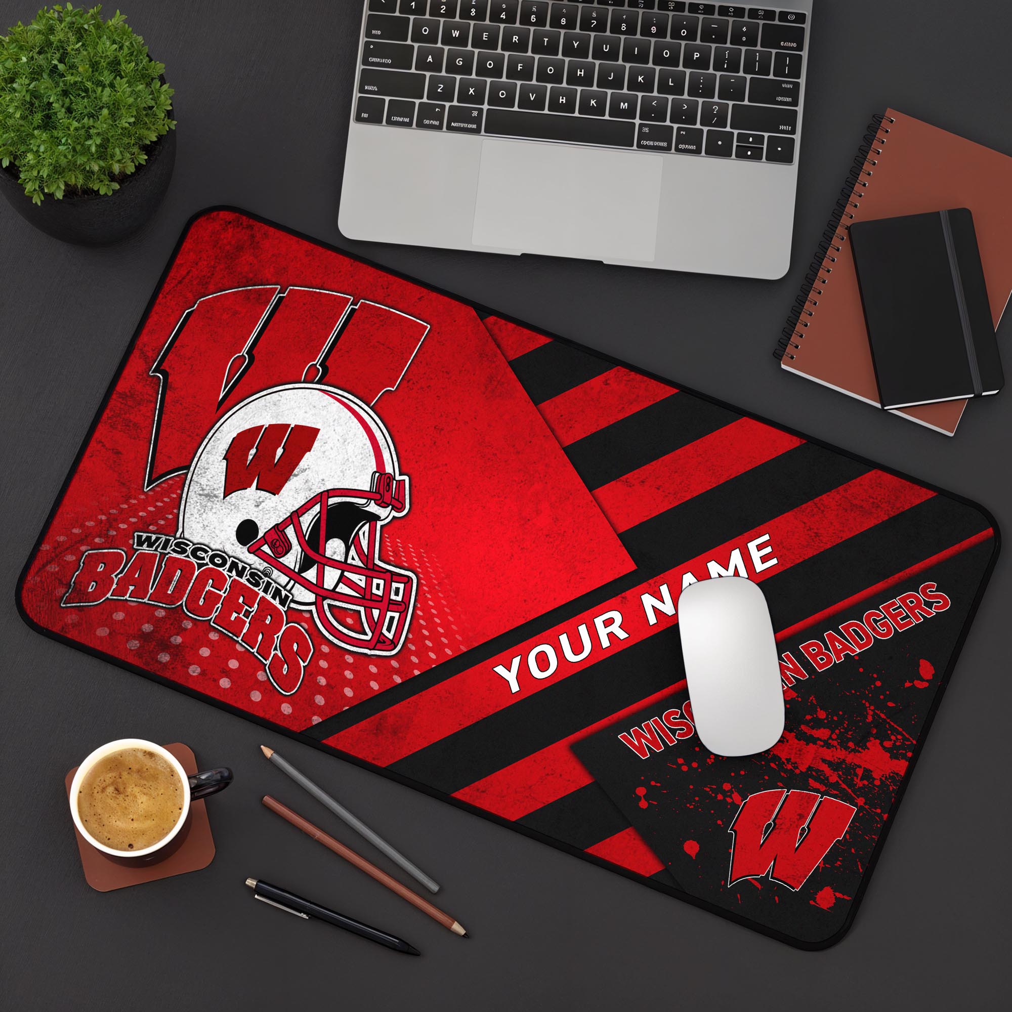 Wisconsin Badgers 2025 Version Mouse Pad Custom Printed, Sport Team Mouse Pad, Sport Gift For Fans EHIVM-04171879