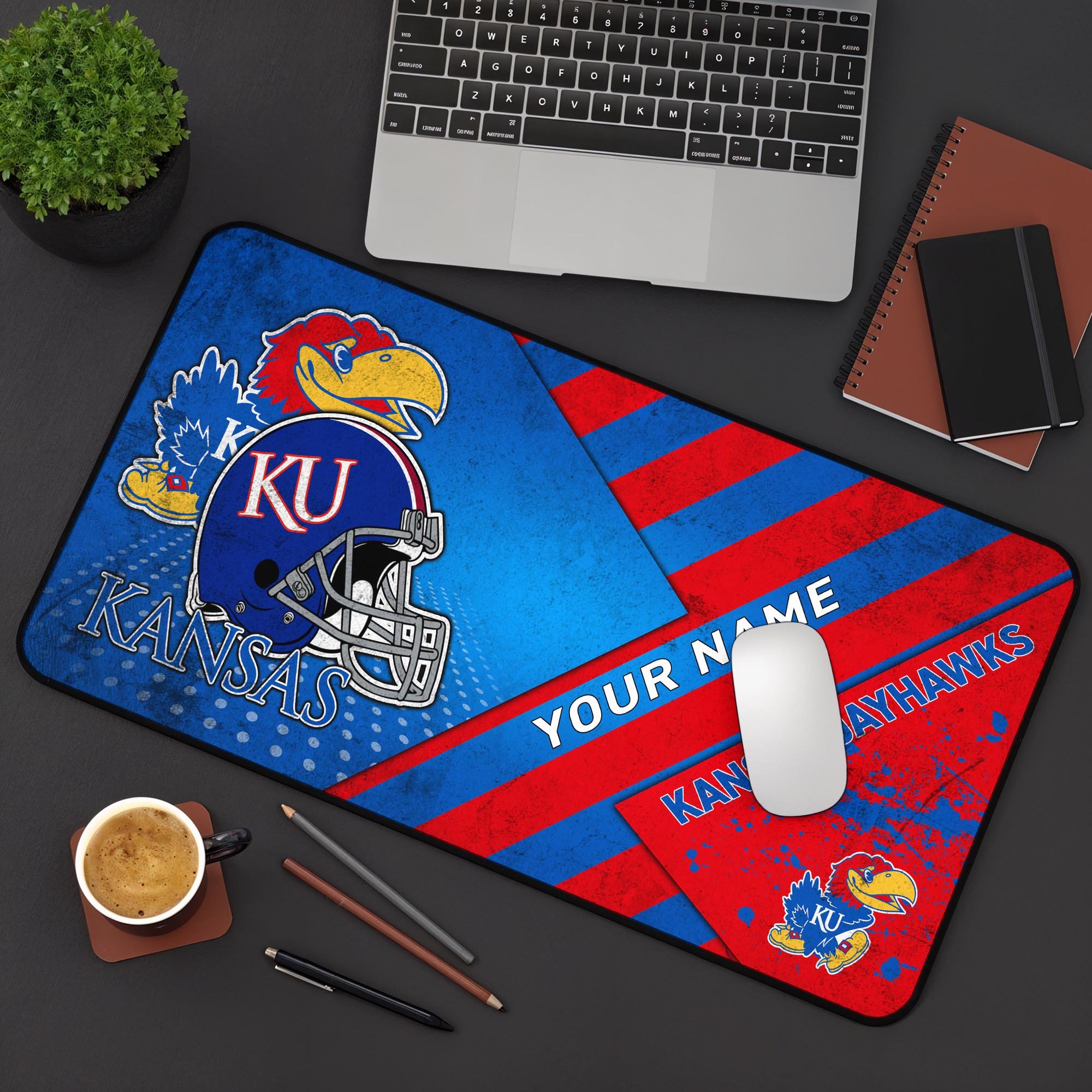 Kansas Jayhawks 2025 Version Mouse Pad Custom Printed, Sport Team Mouse Pad, Sport Gift For Fans EHIVM-04171879