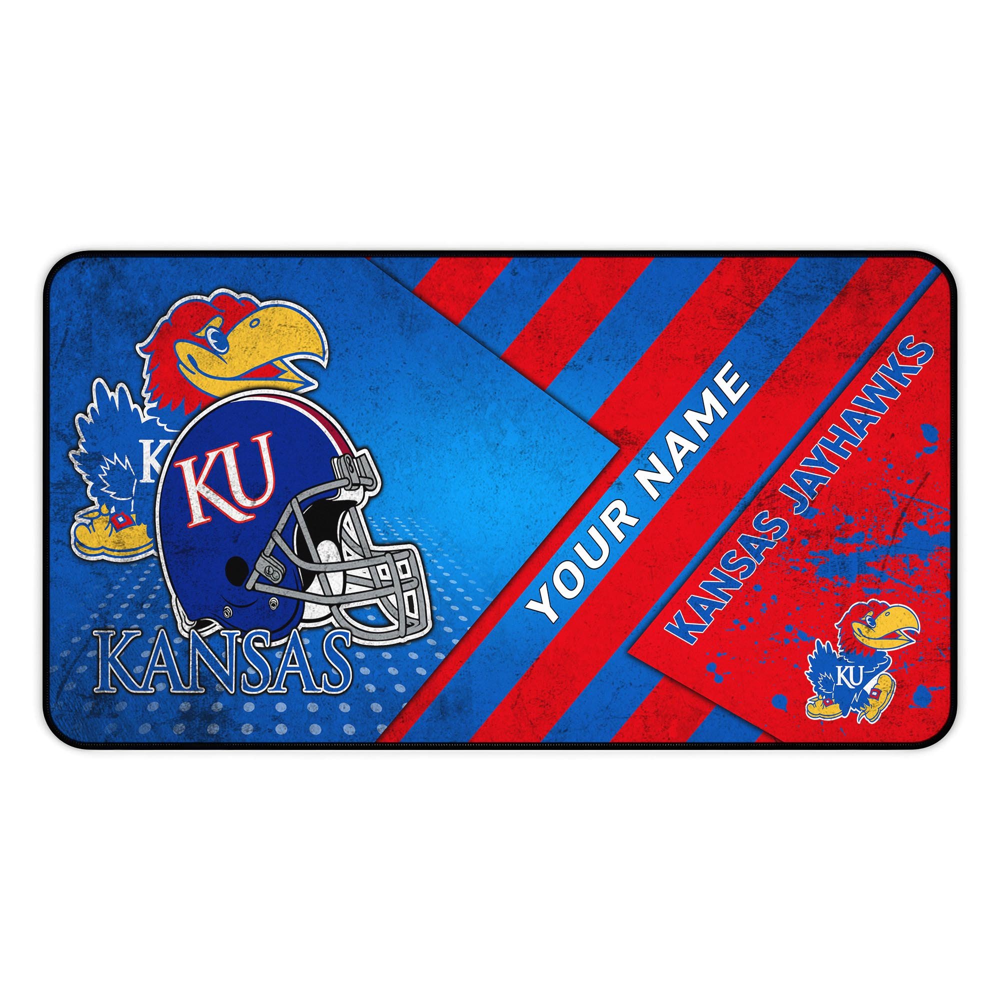 Alternative view of Kansas Jayhawks 2025 Version Mouse Pad Custom Printed, Sport Team Mouse Pad, Sport Gift For Fans EHIVM-04171879