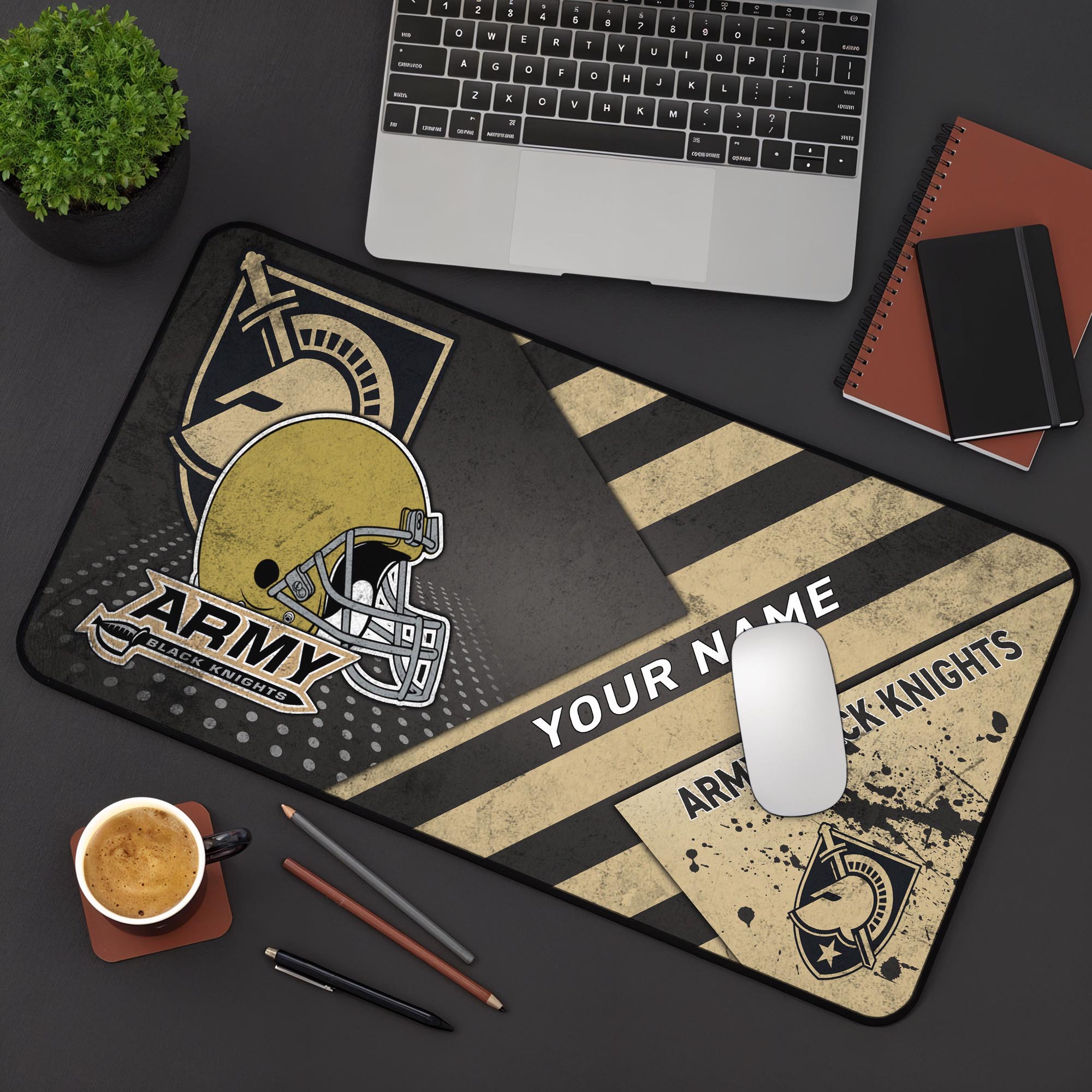Army Black Knights 2025 Version Mouse Pad Custom Printed, Sport Team Mouse Pad, Sport Gift For Fans EHIVM-04171879