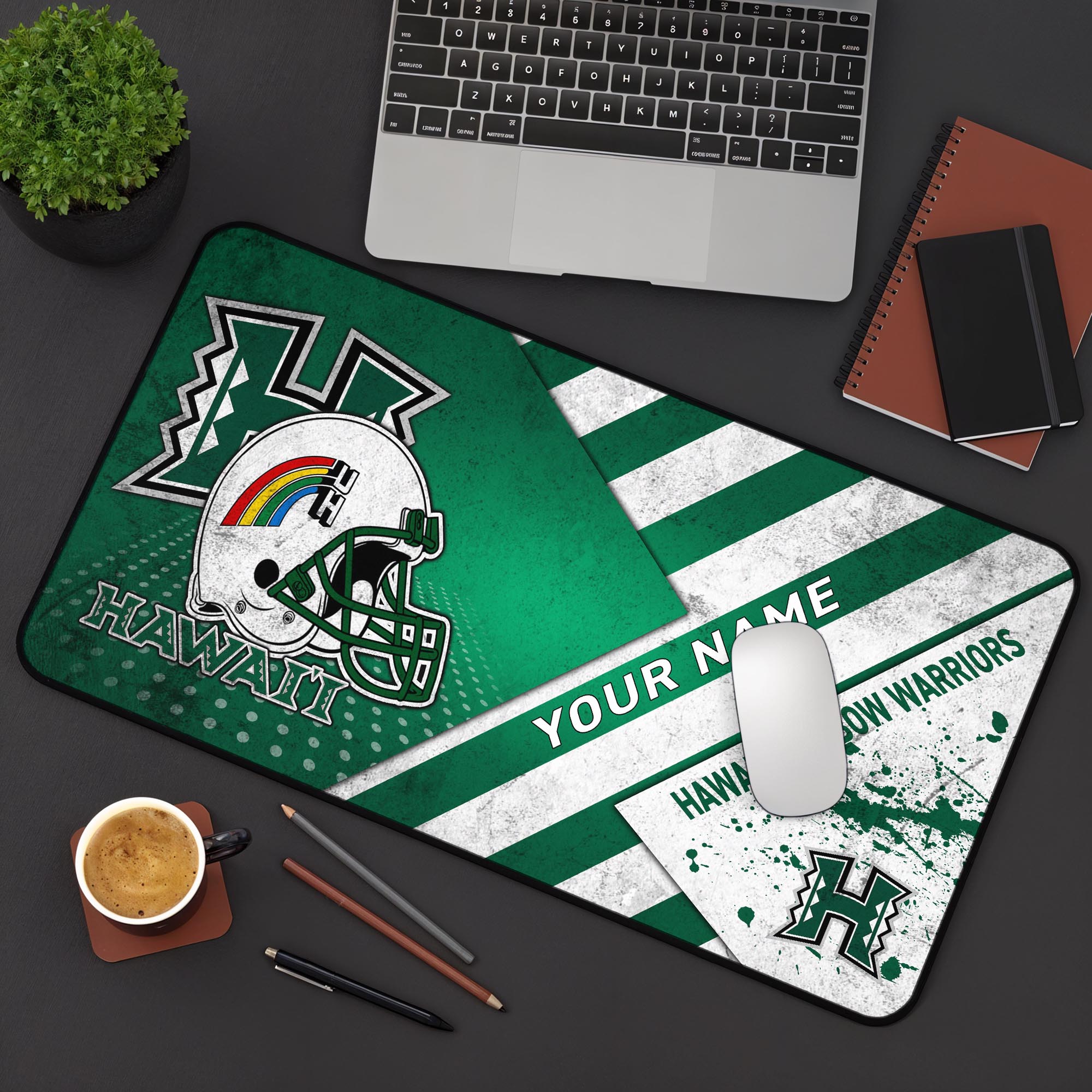 Hawaii Rainbow Warriors 2025 Version Mouse Pad Custom Printed, Sport Team Mouse Pad, Sport Gift For Fans EHIVM-04171879
