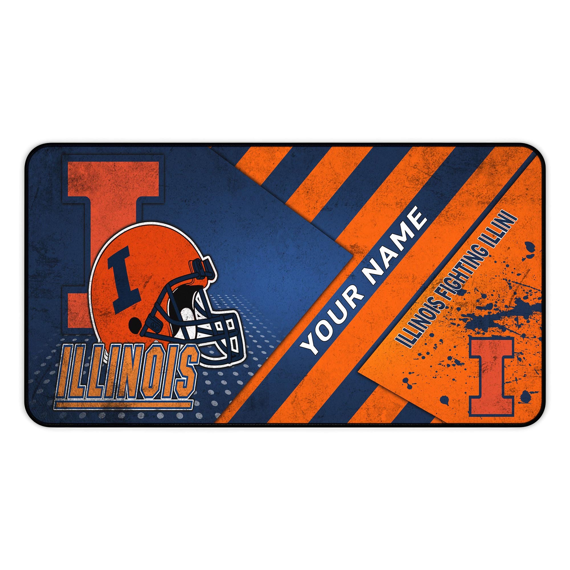 Alternative view of Illinois Fighting Illini 2025 Version Mouse Pad Custom Printed, Sport Team Mouse Pad, Sport Gift For Fans EHIVM-04171879