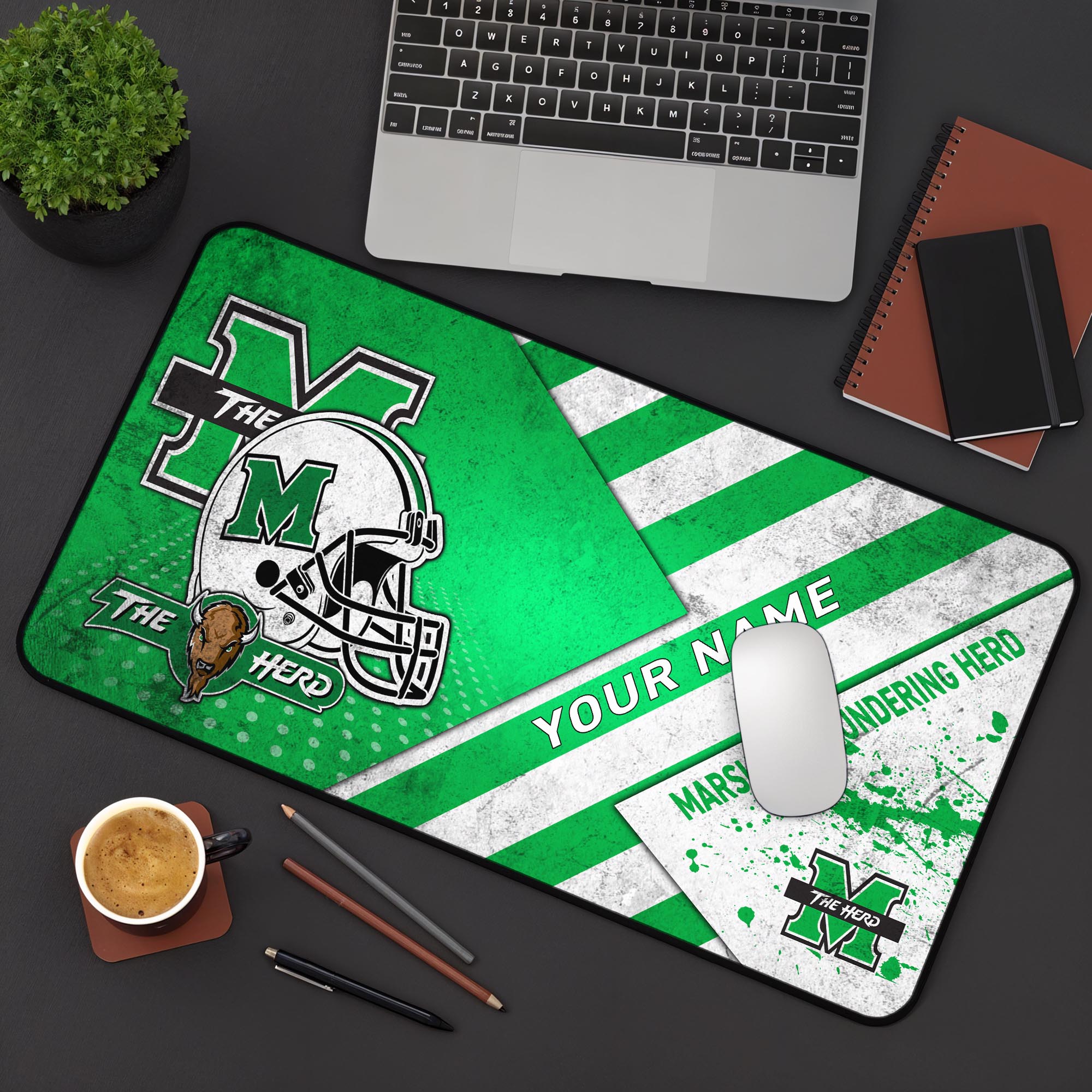 Marshall Thundering Herd 2025 Version Mouse Pad Custom Printed, Sport Team Mouse Pad, Sport Gift For Fans EHIVM-04171879