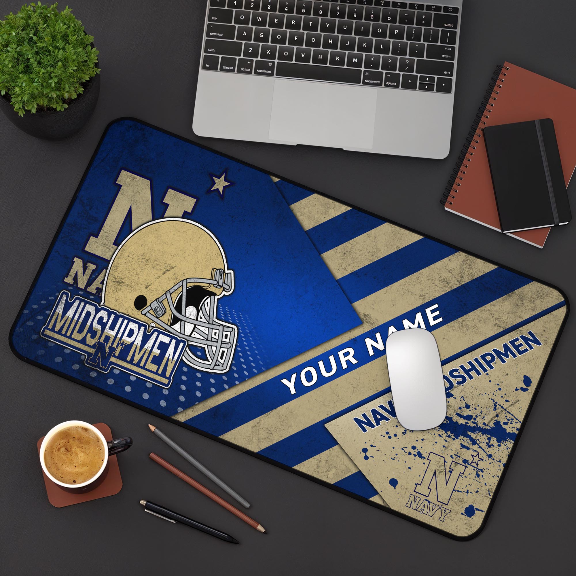 Navy Midshipmen 2025 Version Mouse Pad Custom Printed, Sport Team Mouse Pad, Sport Gift For Fans EHIVM-04171879