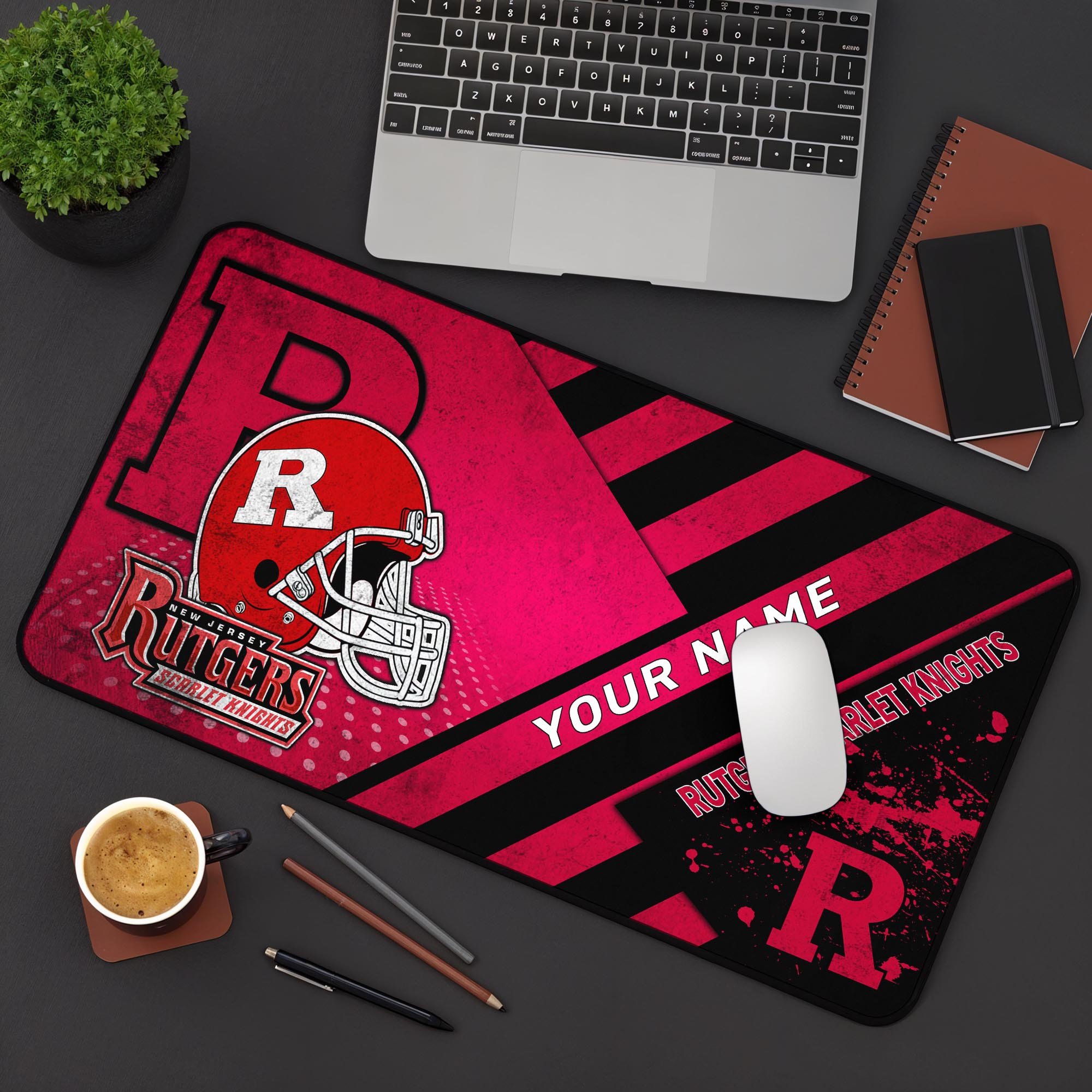 Rutgers Scarlet Knights 2025 Version Mouse Pad Custom Printed, Sport Team Mouse Pad, Sport Gift For Fans EHIVM-04171879