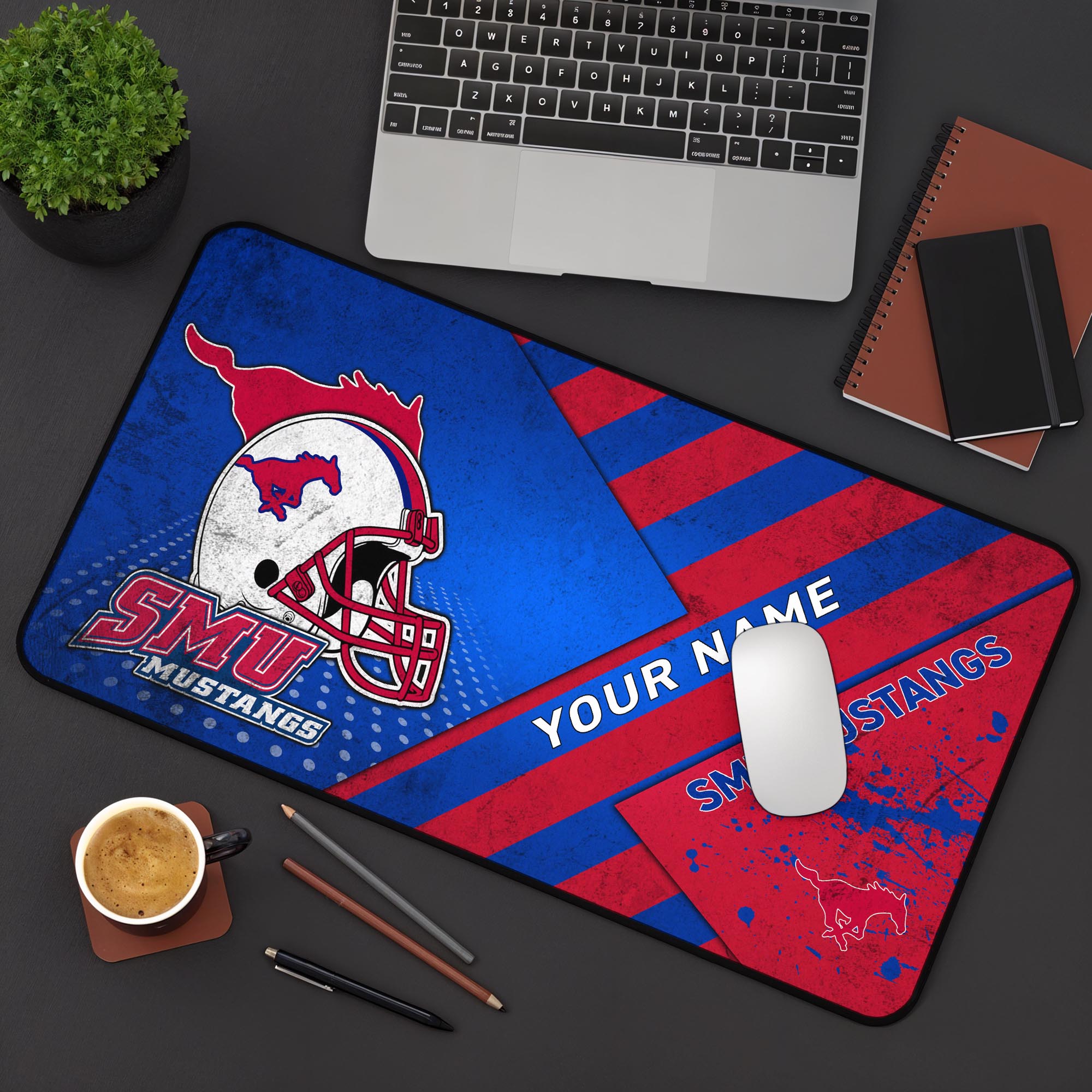 SMU Mustangs 2025 Version Mouse Pad Custom Printed, Sport Team Mouse Pad, Sport Gift For Fans EHIVM-04171879