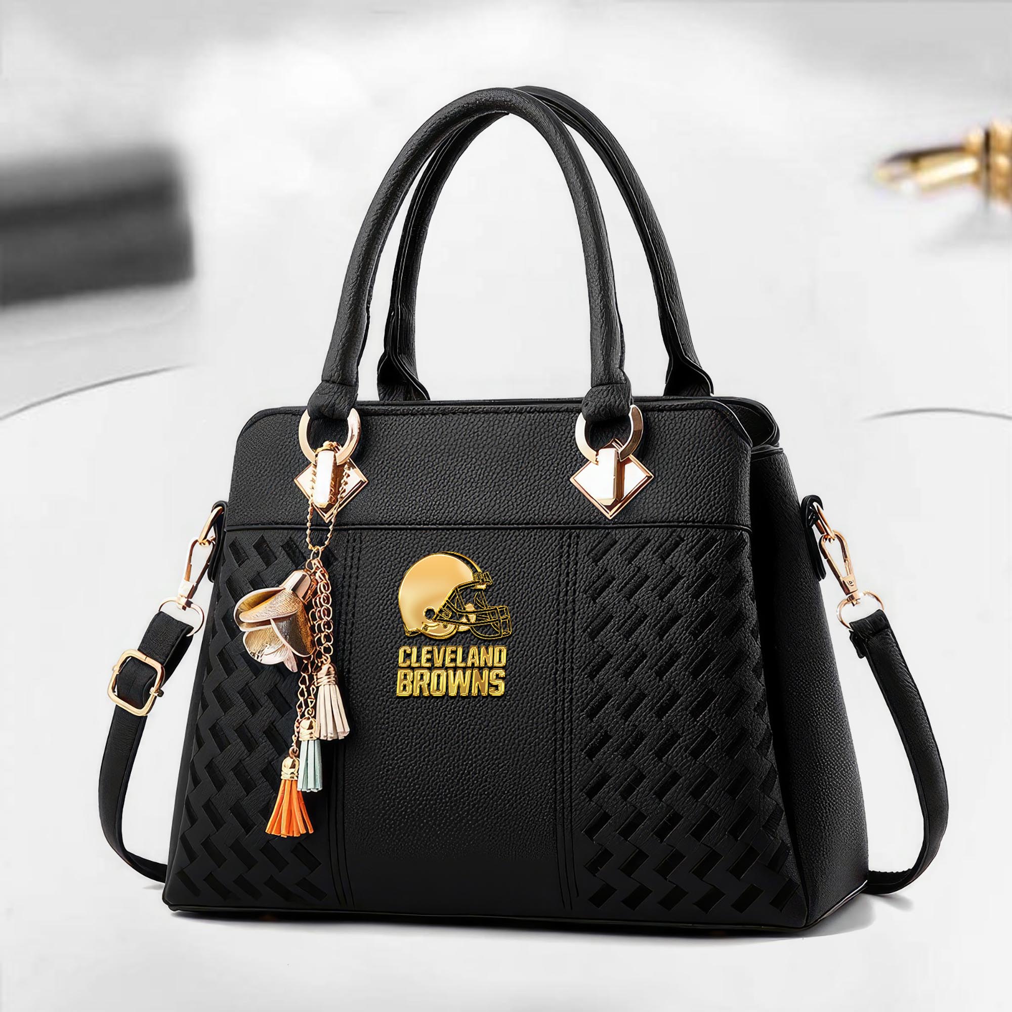 Cleveland Browns Deluxe Handbag For Women 2025 Versions, Sport Deluxe Handbag, Mother's Day Gift EHIVM-05032128