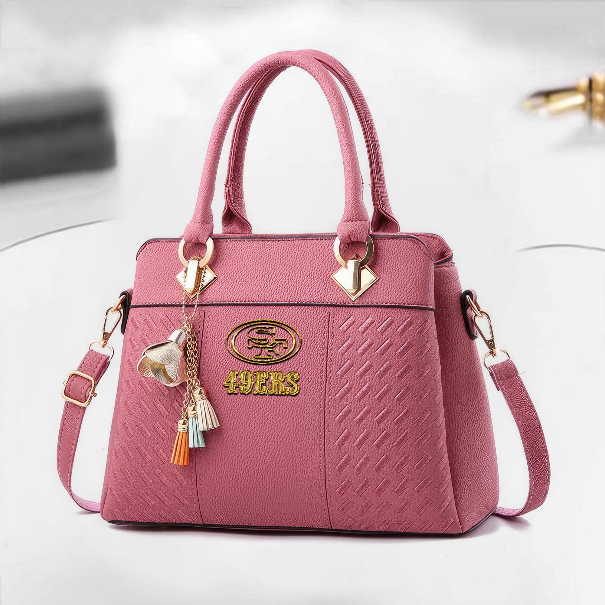 Alternative view of San Francisco 49ers Deluxe Handbag For Women 2025 Versions, Sport Deluxe Handbag, Mother's Day Gift EHIVM-05032128