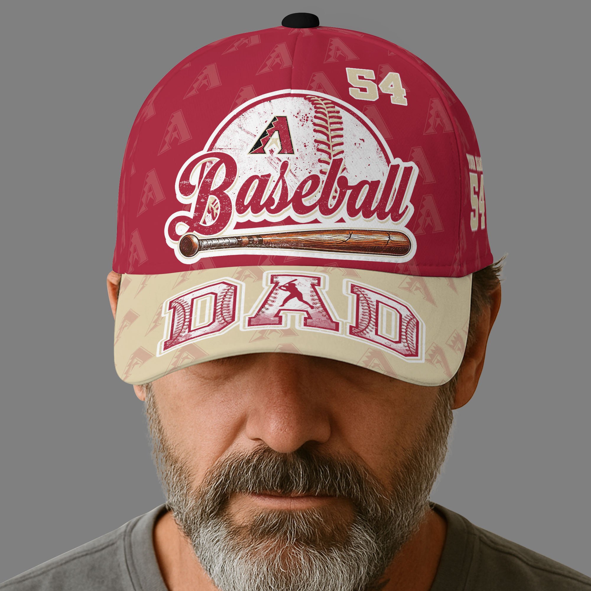 Arizona Diamondbacks Cap Custom Name And Number, Sport Cap For Fan, Father's Day Gifts ETRG-04191936