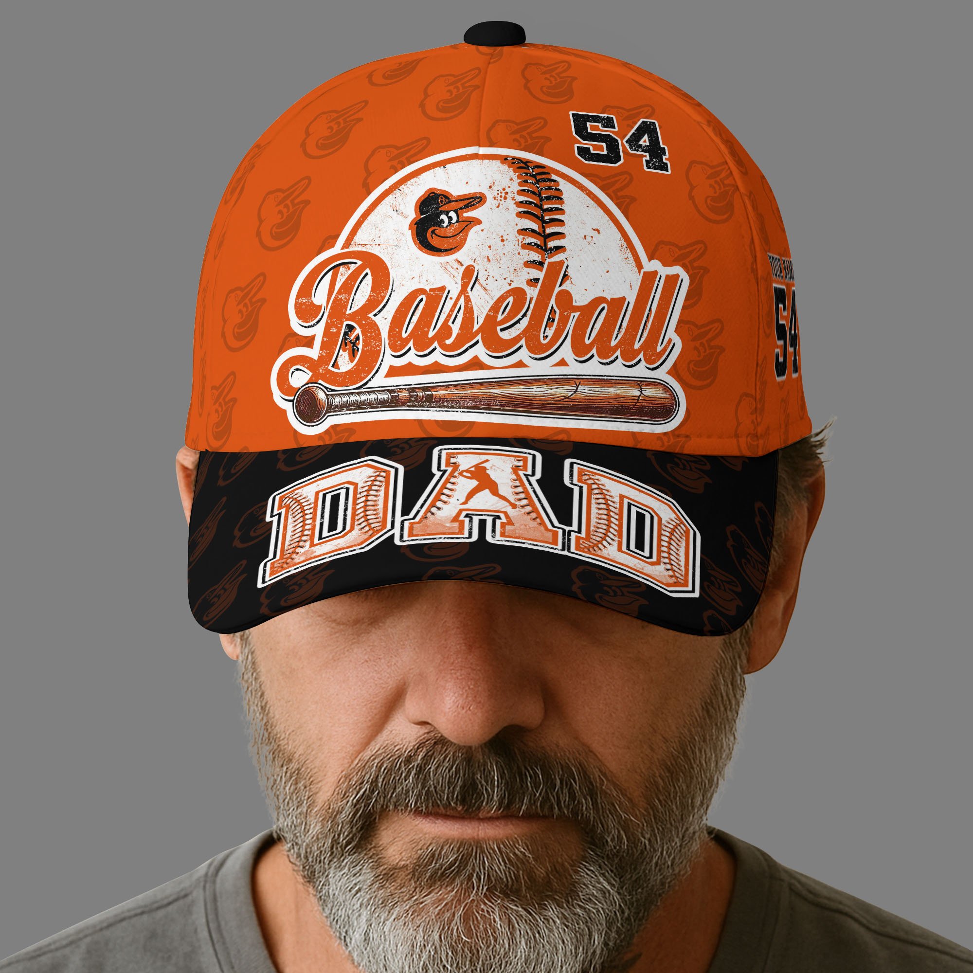 Baltimore Orioles Cap Custom Name And Number, Sport Cap For Fan, Father's Day Gifts ETRG-04191936