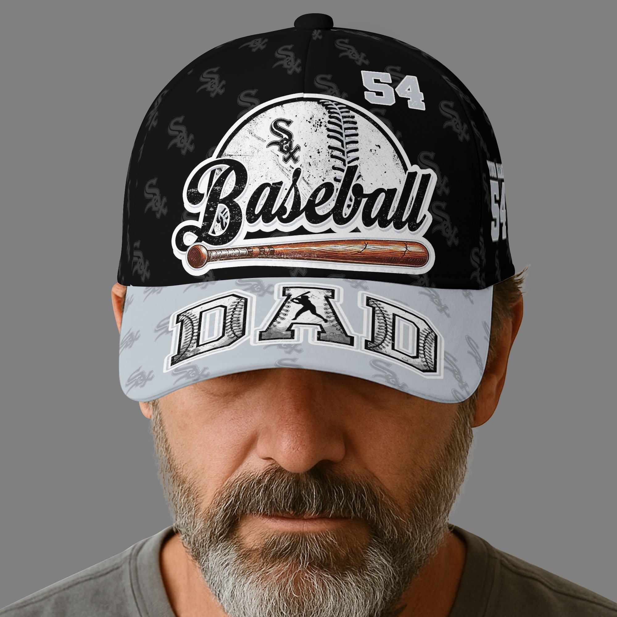 Chicago White Sox Cap Custom Name And Number, Sport Cap For Fan, Father's Day Gifts ETRG-04191936