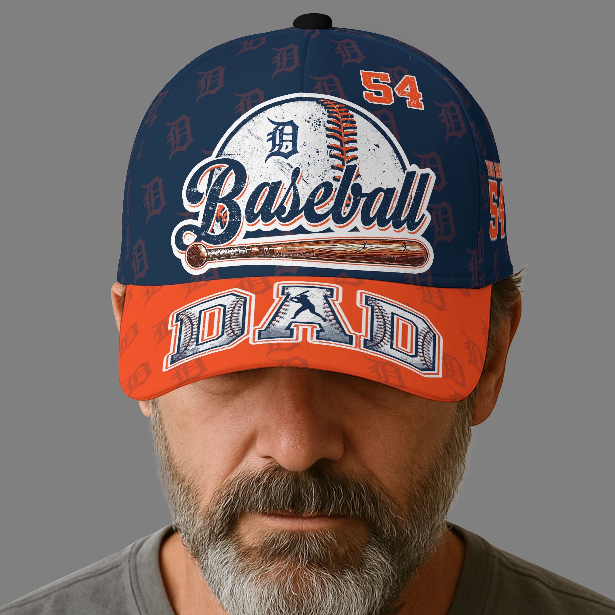 Detroit Tigers Cap Custom Name And Number, Sport Cap For Fan, Father's Day Gifts ETRG-04191936