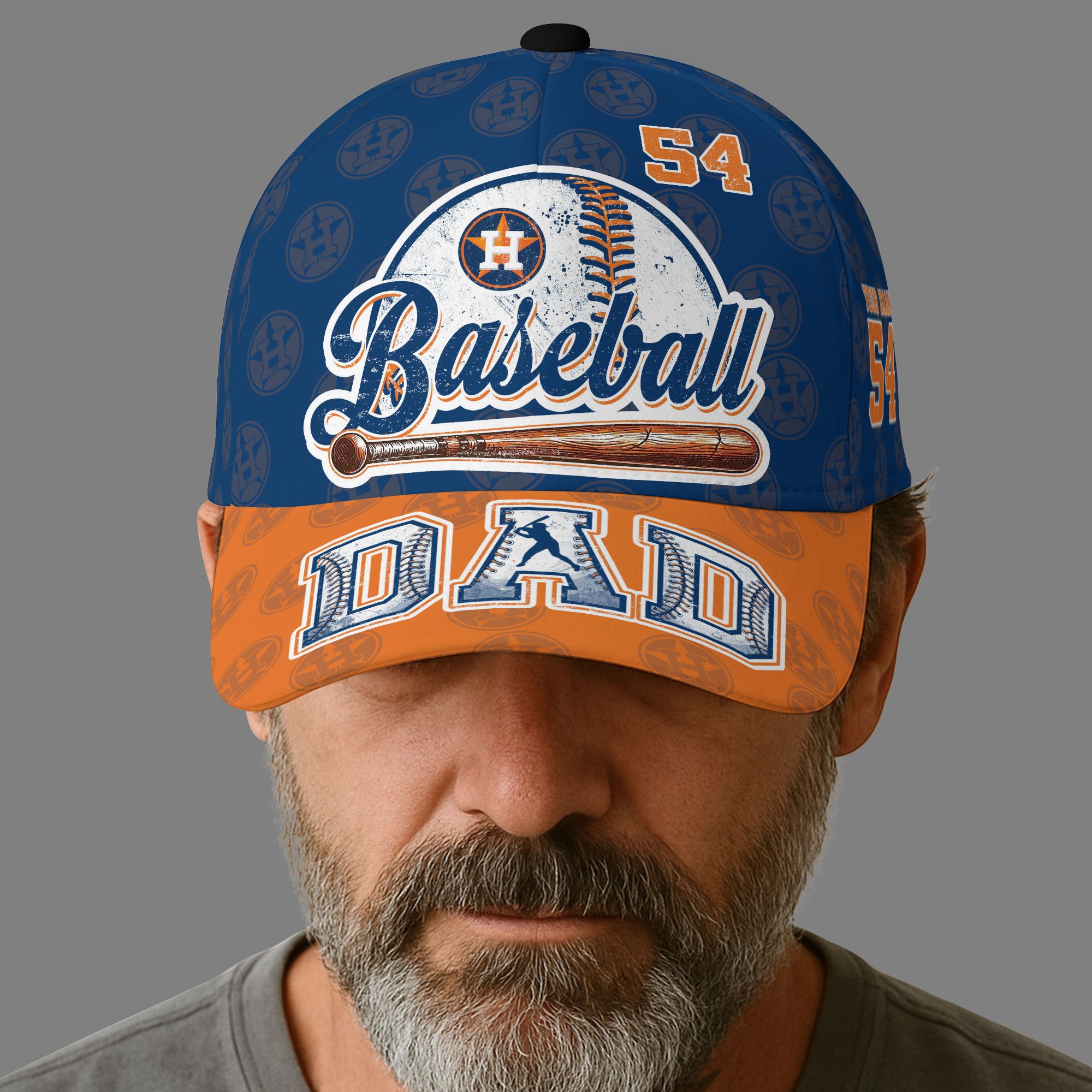Houston Astros Cap Custom Name And Number, Sport Cap For Fan, Father's Day Gifts ETRG-04191936